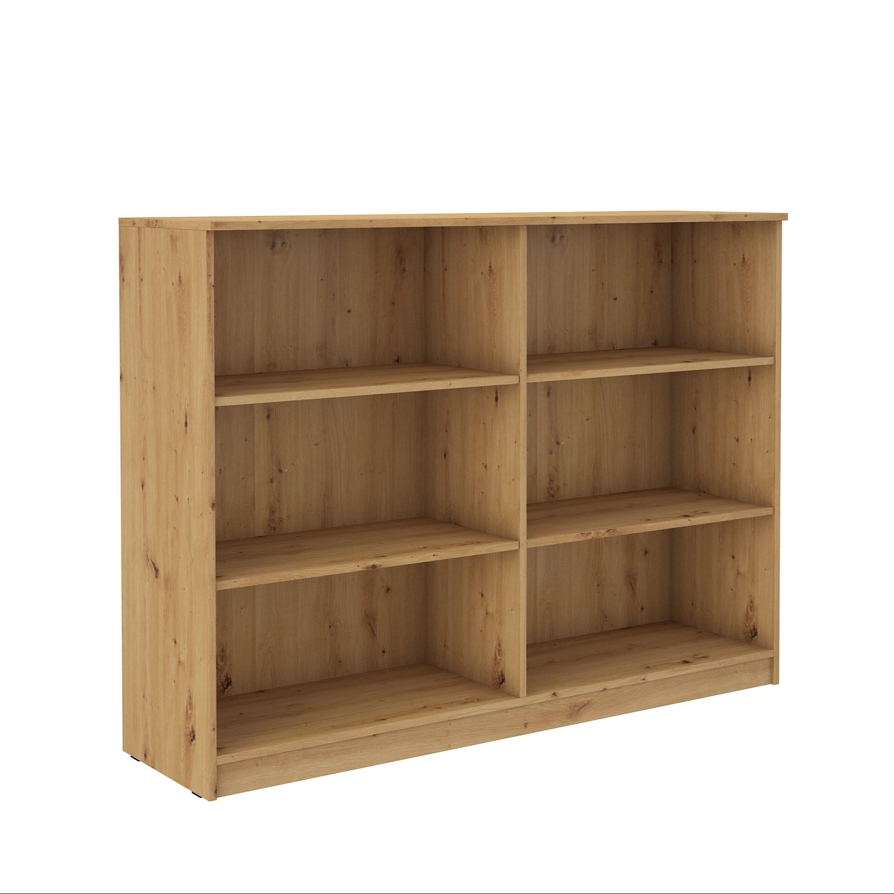 LE Malta 860 Unteres Bücherregal aus Artisan-Eiche