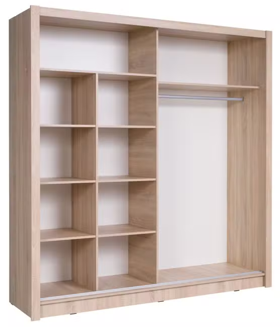 MO Bergamo I Wardrobe – 2D Oak Sonoma