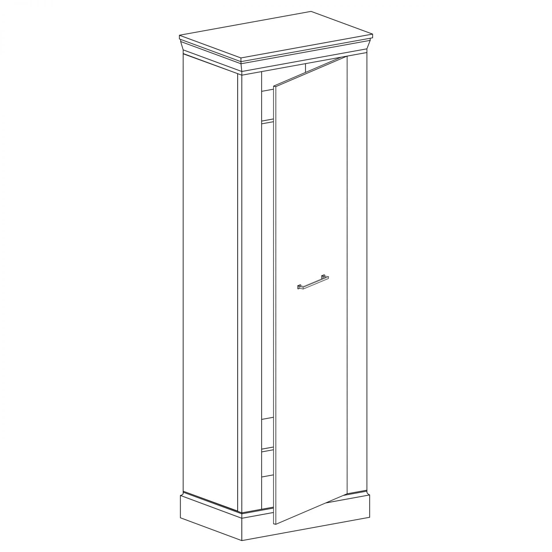 S-Antica A-17 Wardrobe Kraft Gold