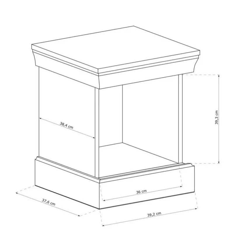 S-Antica Nightstand Kraft Gold A-7