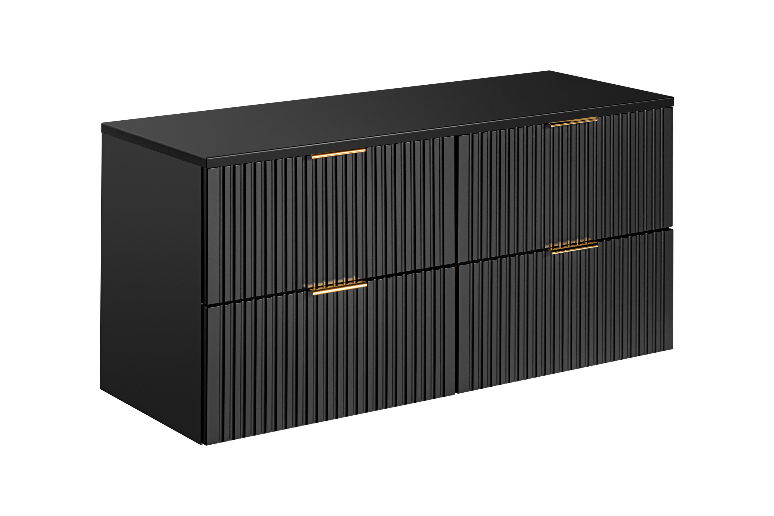 Adel Schwarz Badezimmer 120 cm SET-ADB B