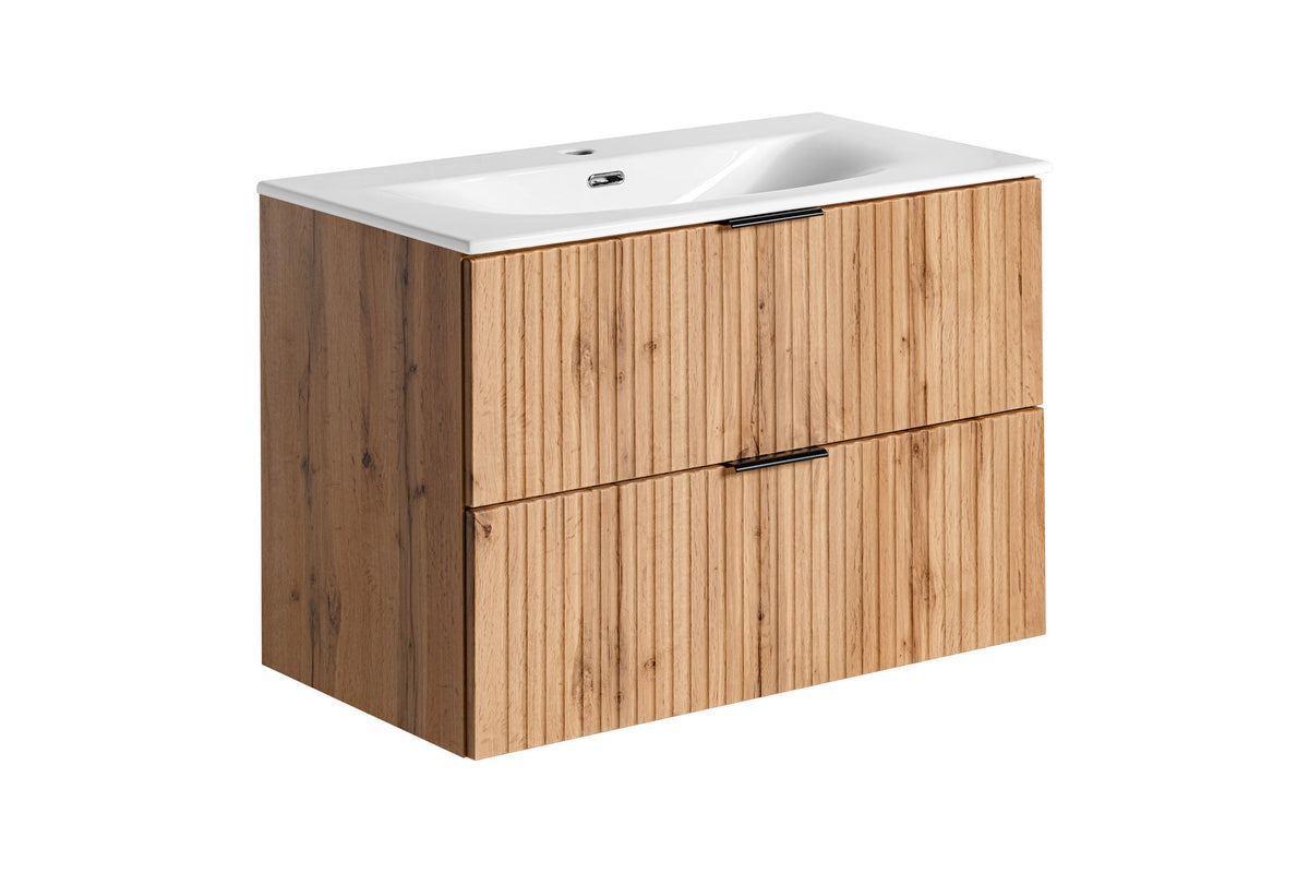 Adel Wotan Eiche Waschtisch-Set 40 / 60 / 80 cm – Gestalten Sie Ihr Bad
