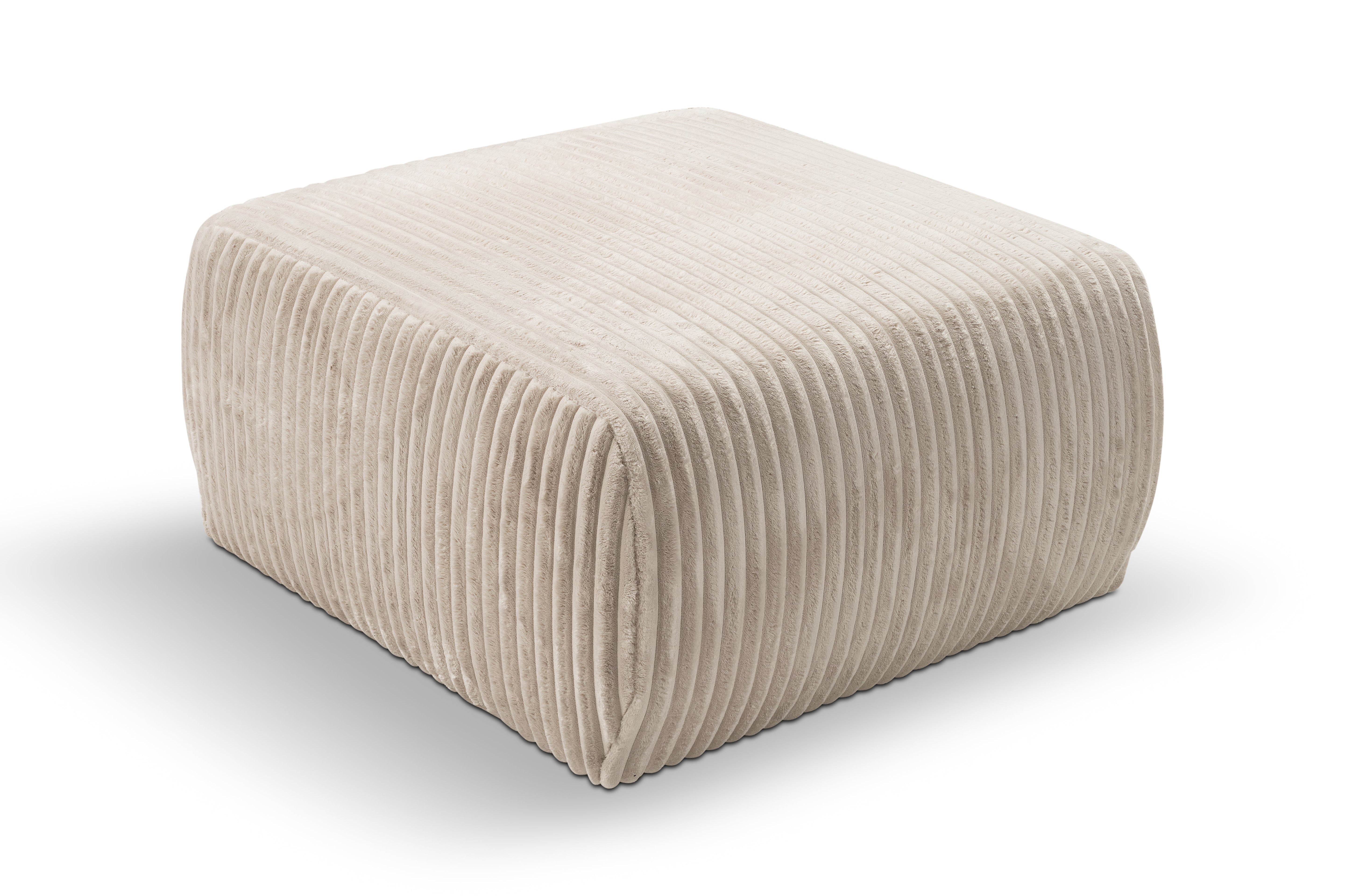 Lask ALLORA Upholstered Pouf – 75 x 82 cm
