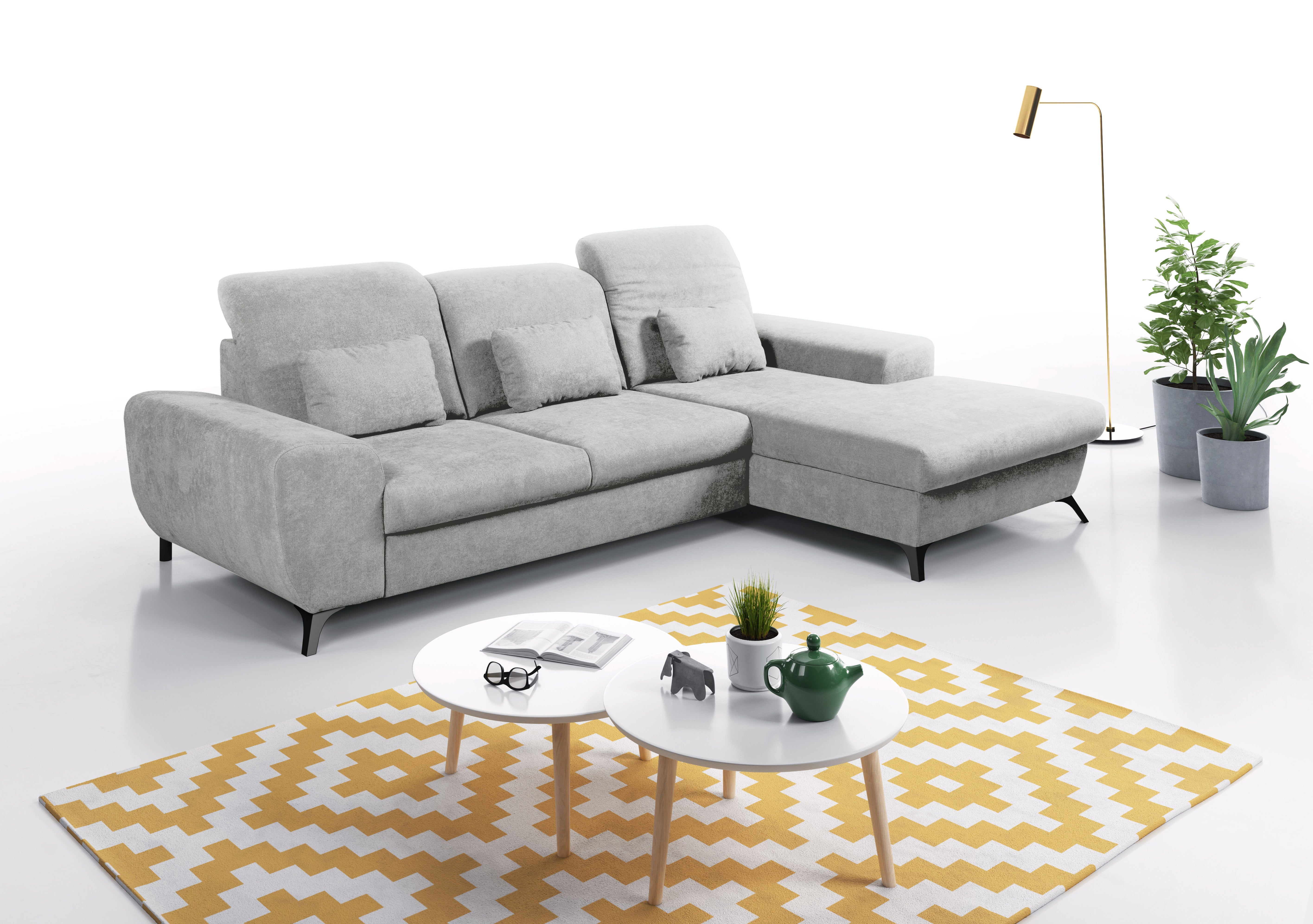 Lask ALTA Corner Sofa – 279.5 x 164 cm – Left or Right Configuration