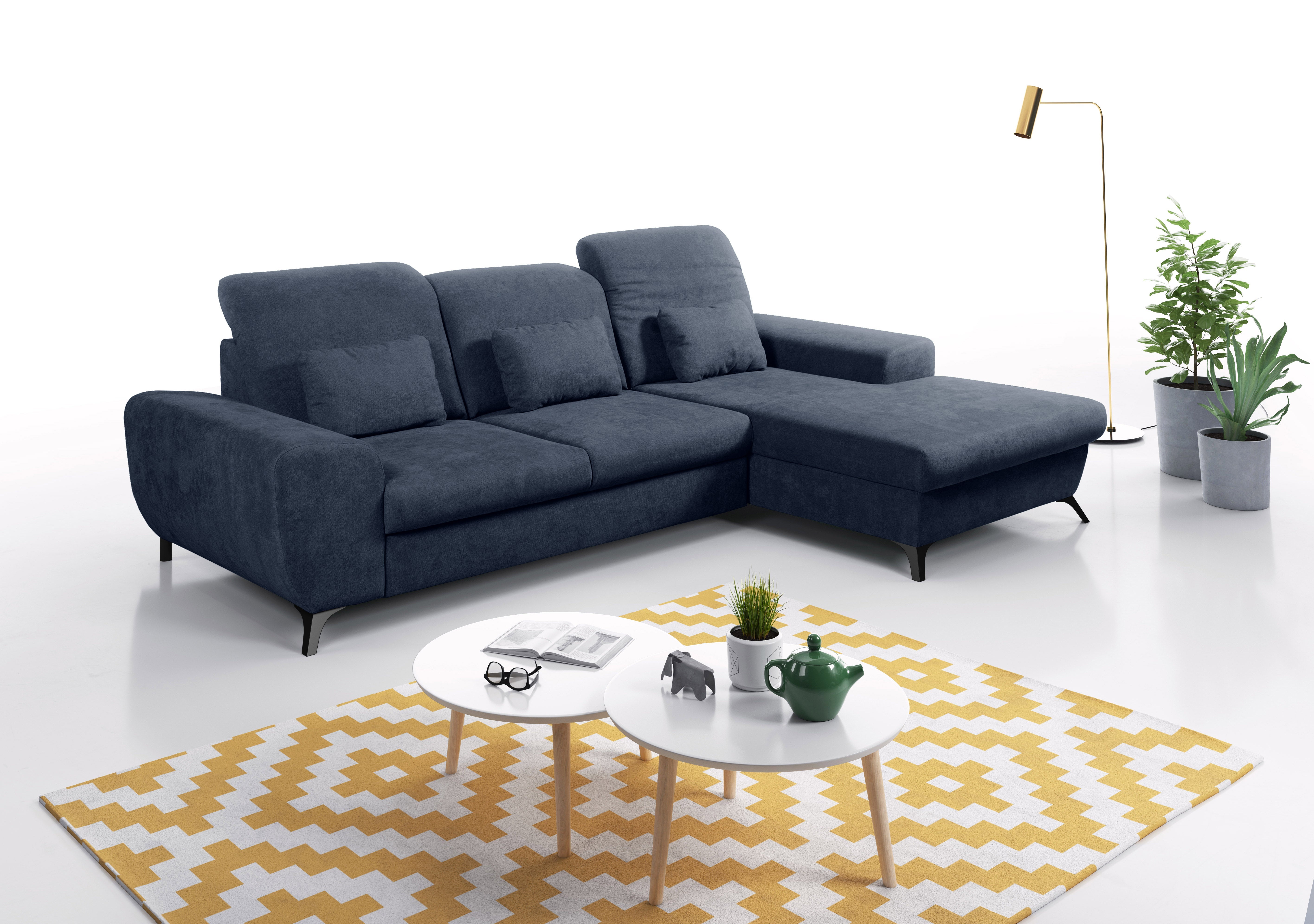 Lask ALTA Corner Sofa – 279.5 x 164 cm – Left or Right Configuration