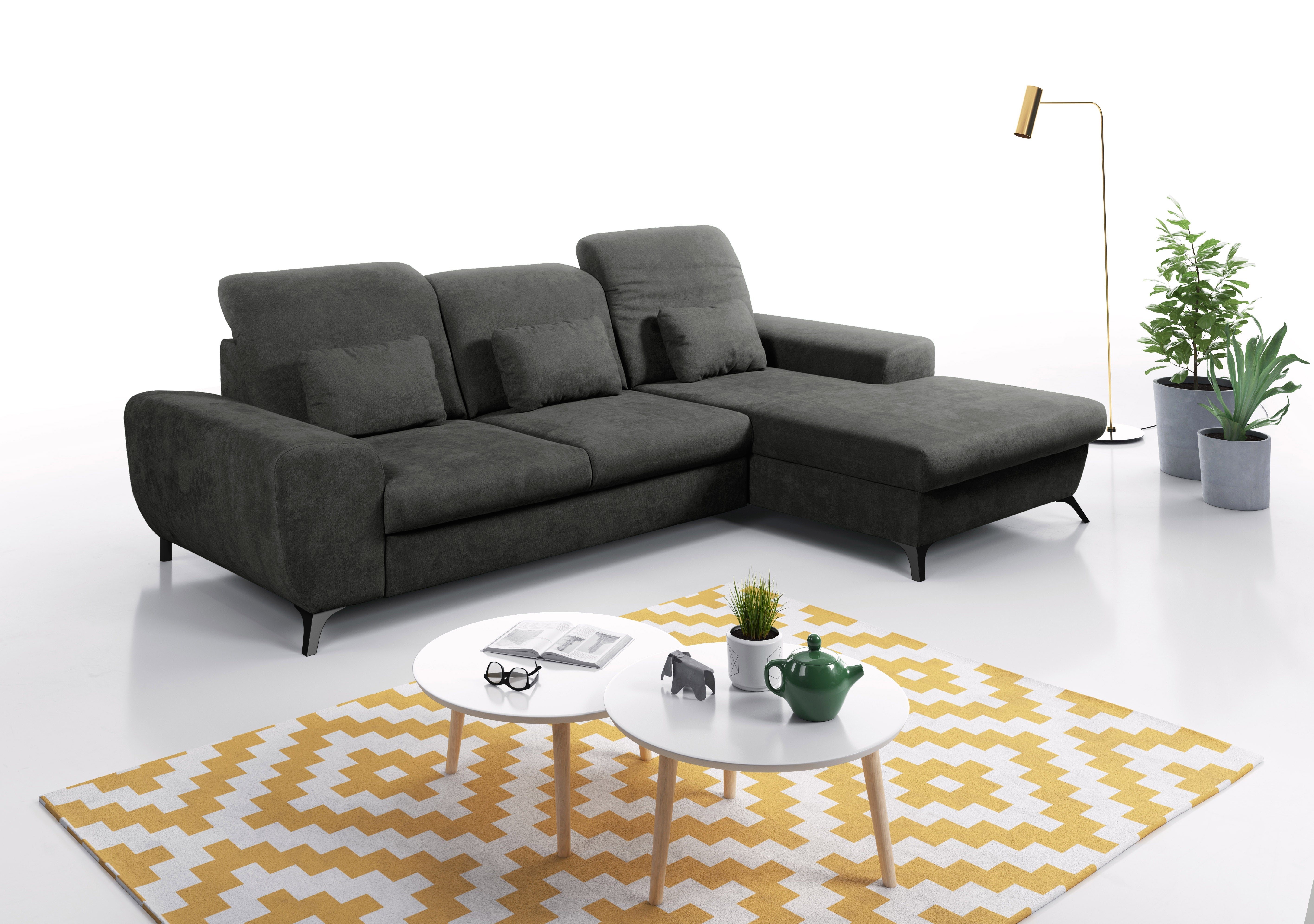 Lask ALTA Corner Sofa – 279.5 x 164 cm – Left or Right Configuration