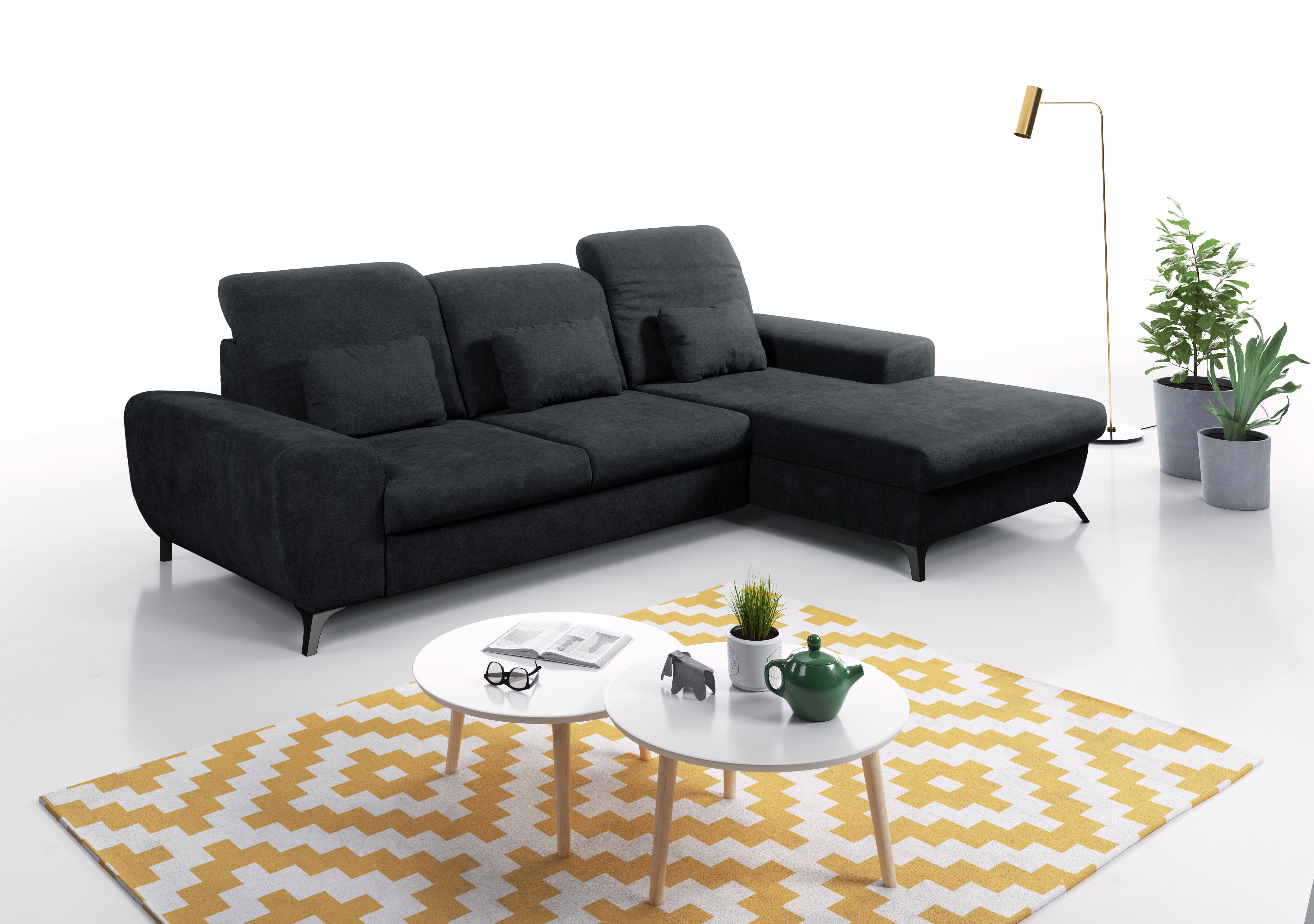 Lask ALTA Corner Sofa – 279.5 x 164 cm – Left or Right Configuration