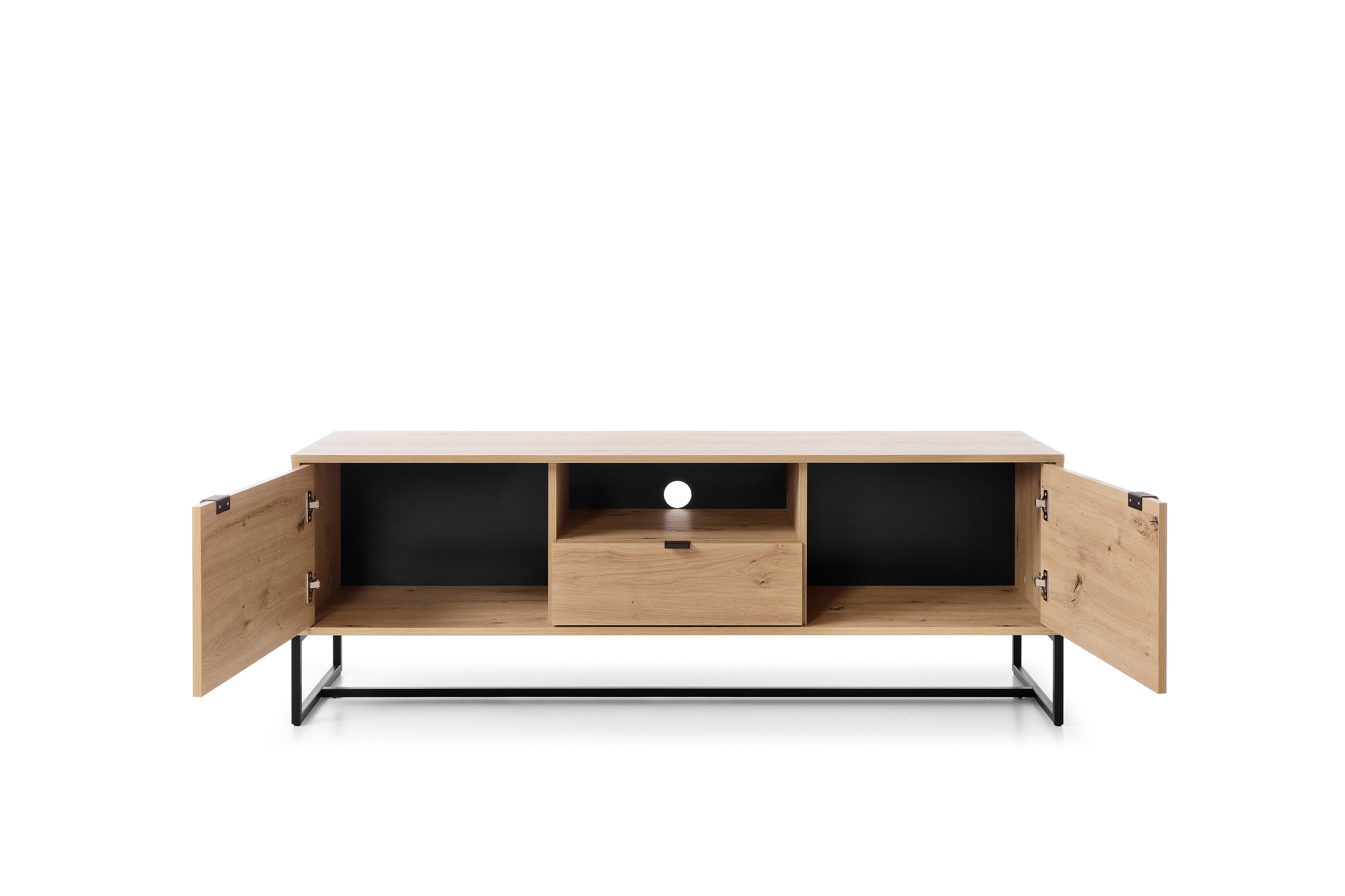 Amber TV-Ständer - Moderner Loft-Stil und Funktionalität in einem Fernsehschrank