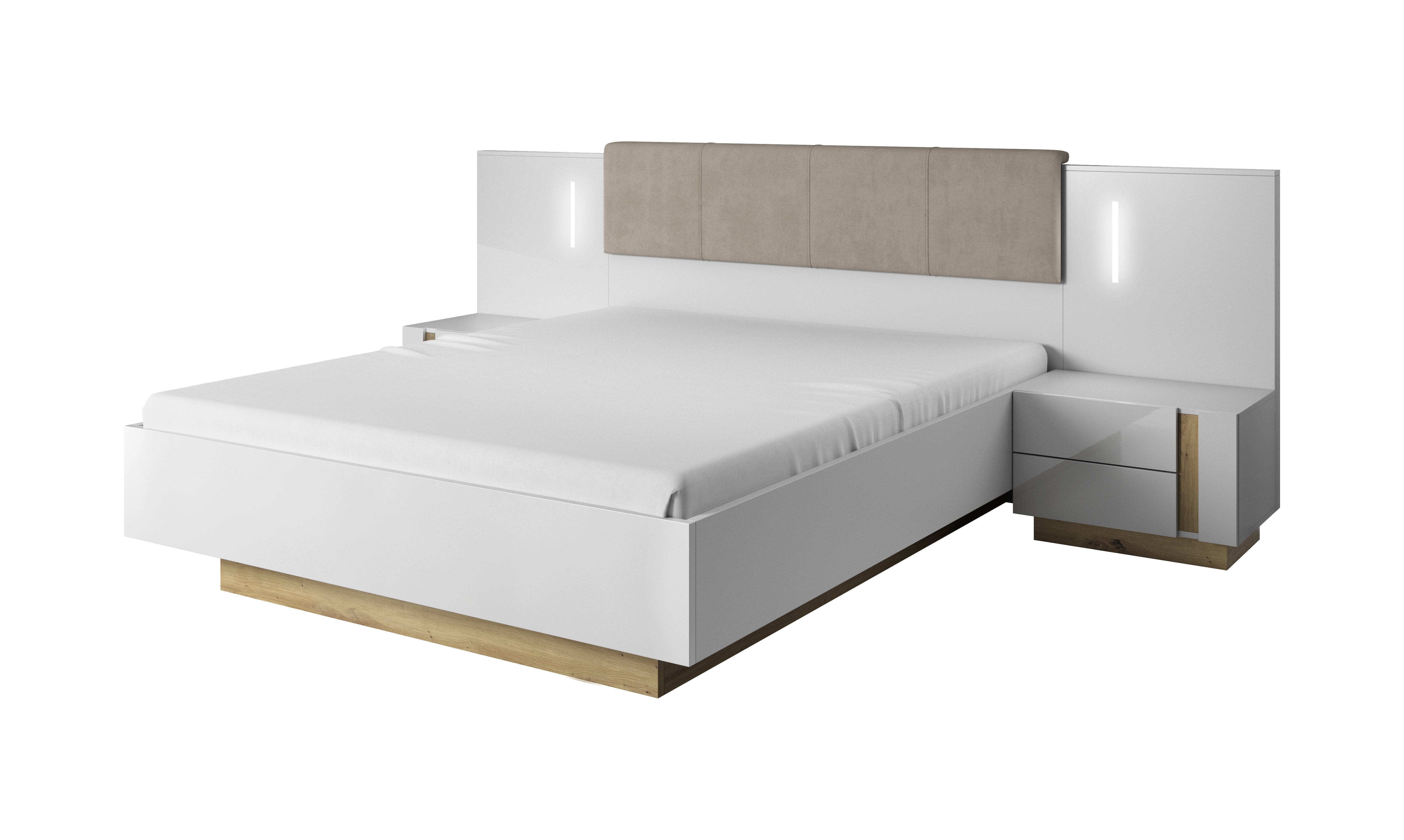 Lask Arco White – Bed