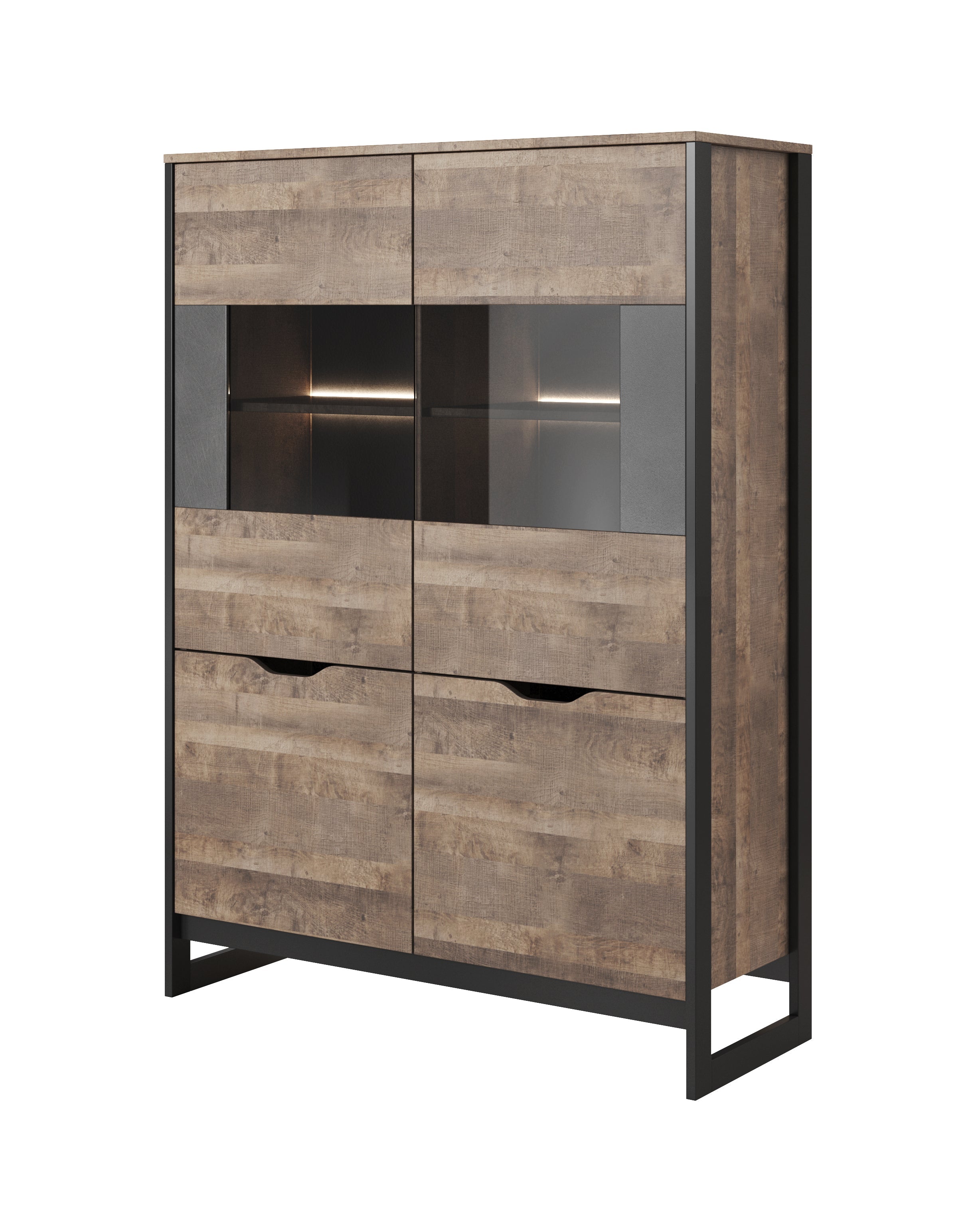 Lask ARDEN Display Cabinet – 108.6 x 39.6 x 150 cm