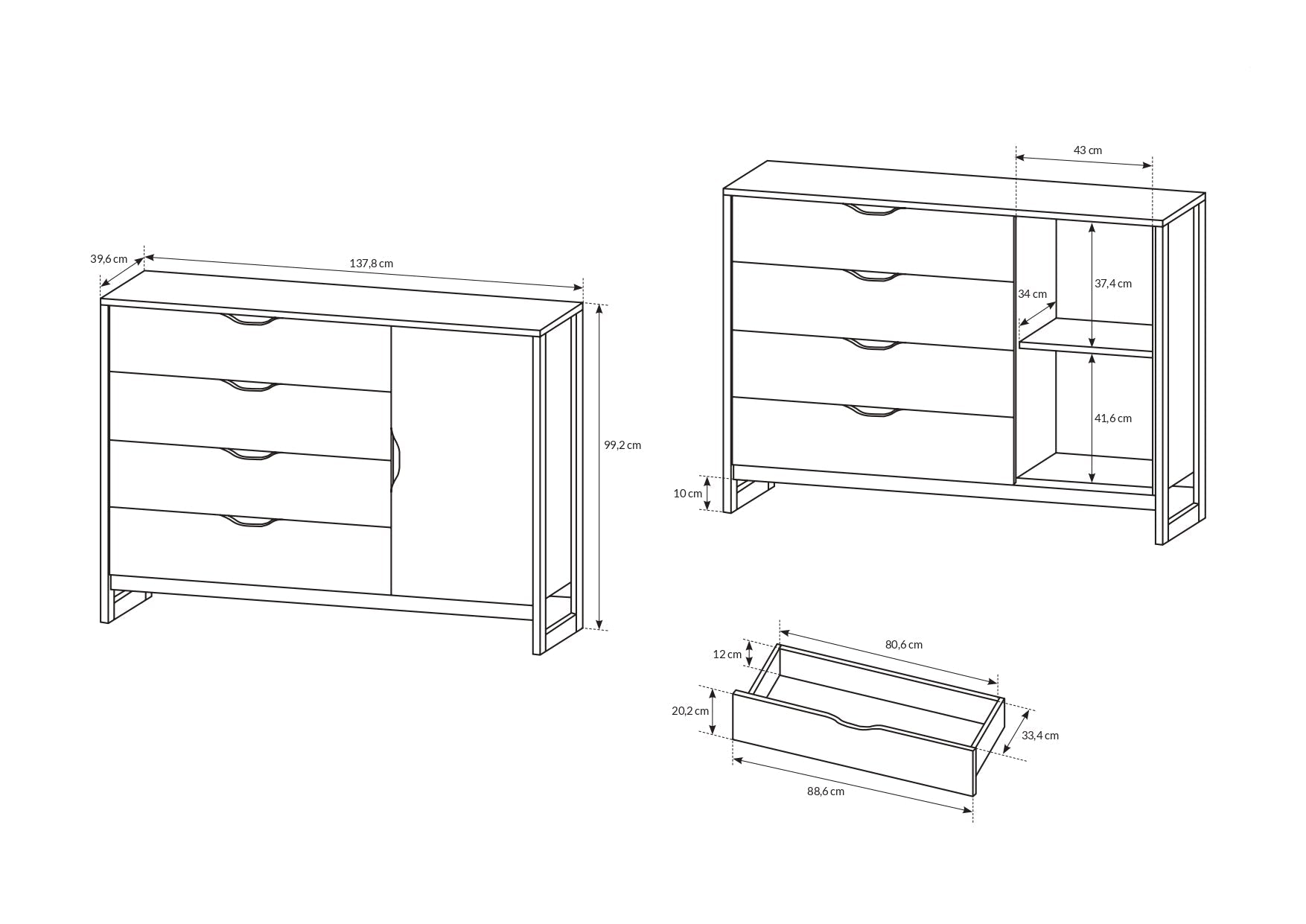 Laskarden – Kommode 4S