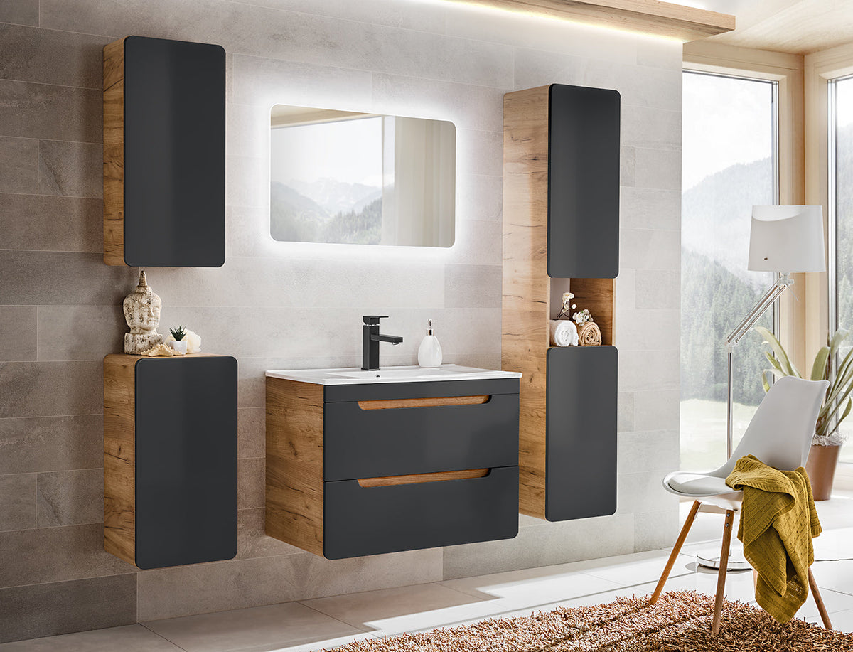 Waschtischunterschrank Aruba Cosmos 80 cm – Gestalten Sie Ihr Badezimmer