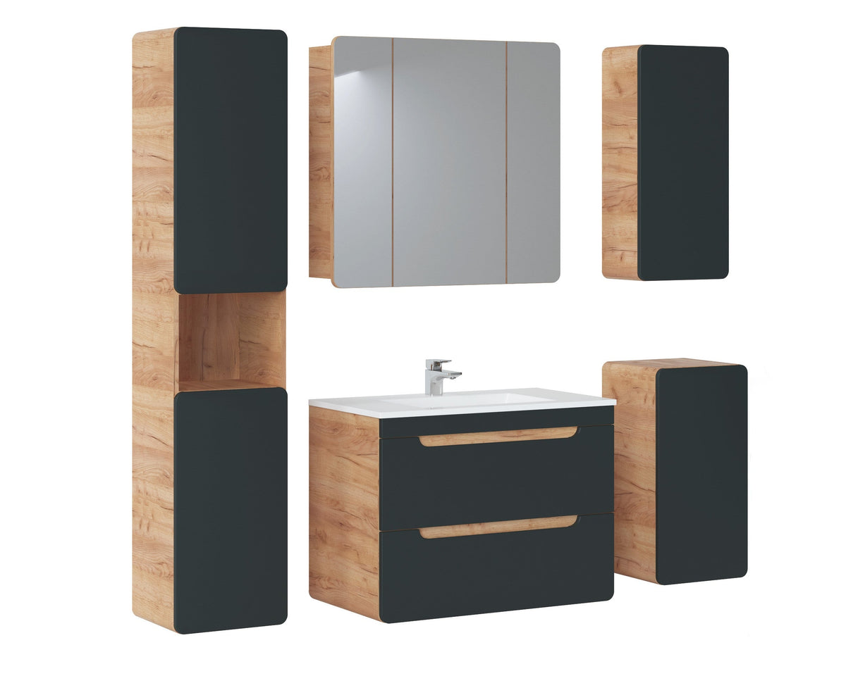 Waschtischunterschrank Aruba Cosmos 80 cm – Gestalten Sie Ihr Badezimmer