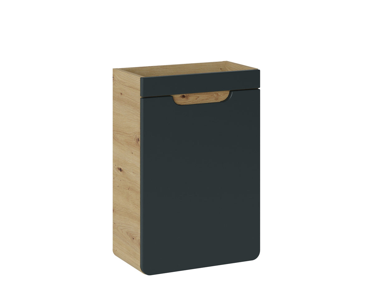 Aruba Wall-Hung Vanity Unit 40cm – Cosmos Grey / Craft Oak | Build Your Bathroom Set