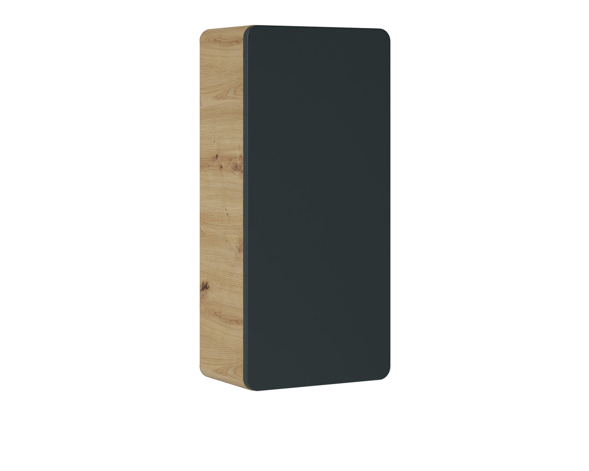 ARUBA COSMOS 830 FSC – Side Cabinet 35 cm, 1 Door, Craft Oak / Cosmos Grey