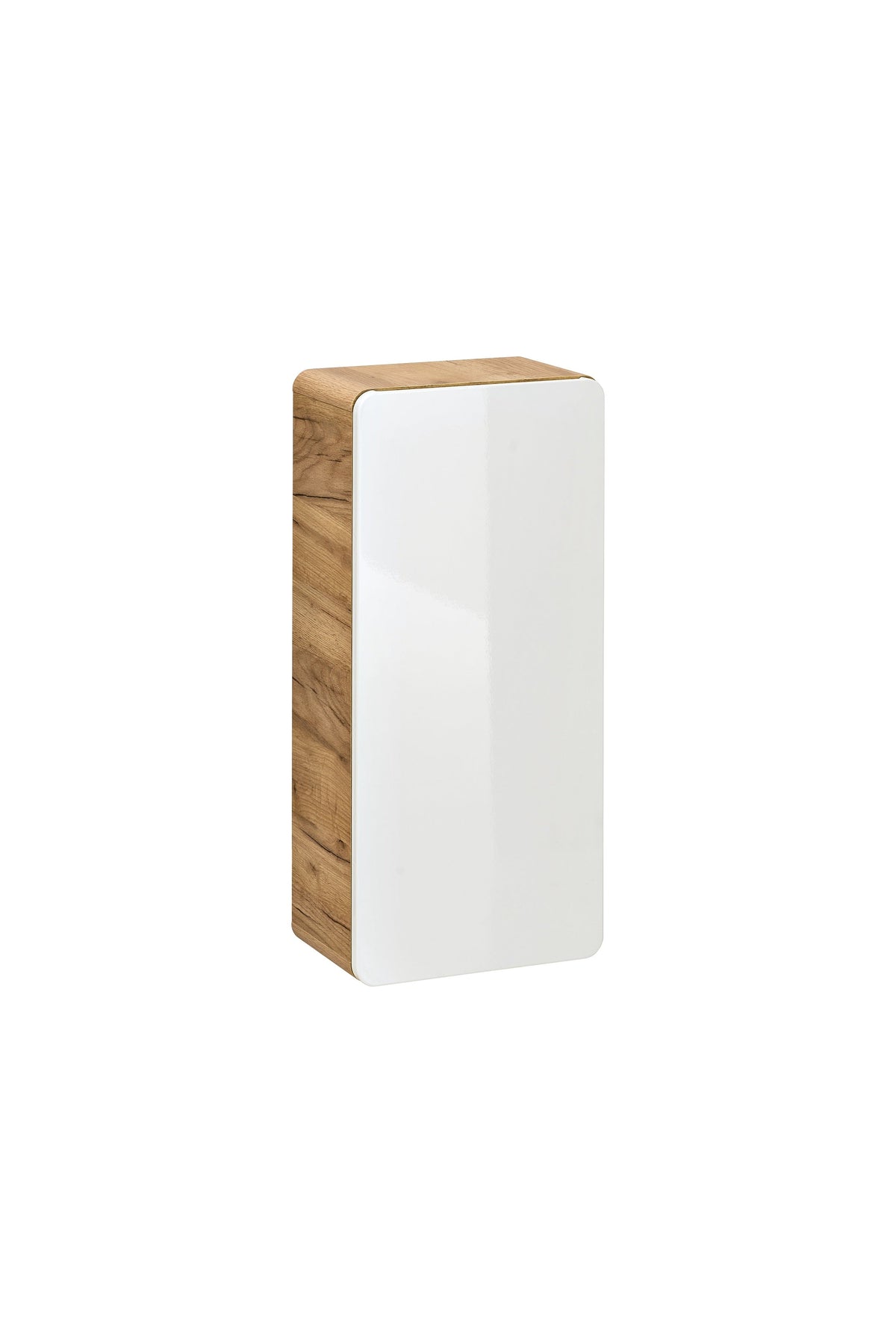 Aruba Waschtischunterschrank 60 cm – Craft Oak / Weiß Hochglanz | Gestalte dein Bad