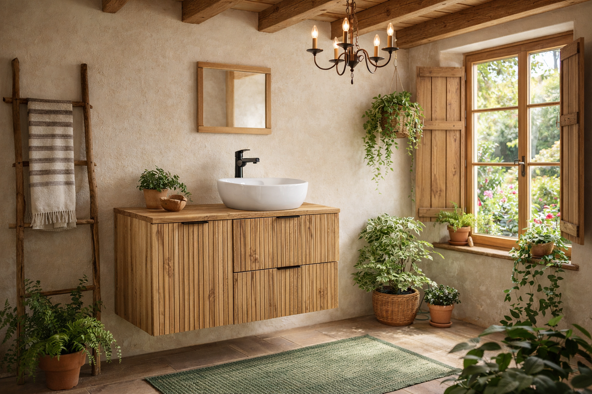 Adel Wotan Oak Vanity Unit Set 100 / 120 / 140 cm – Configure Your Bathroom