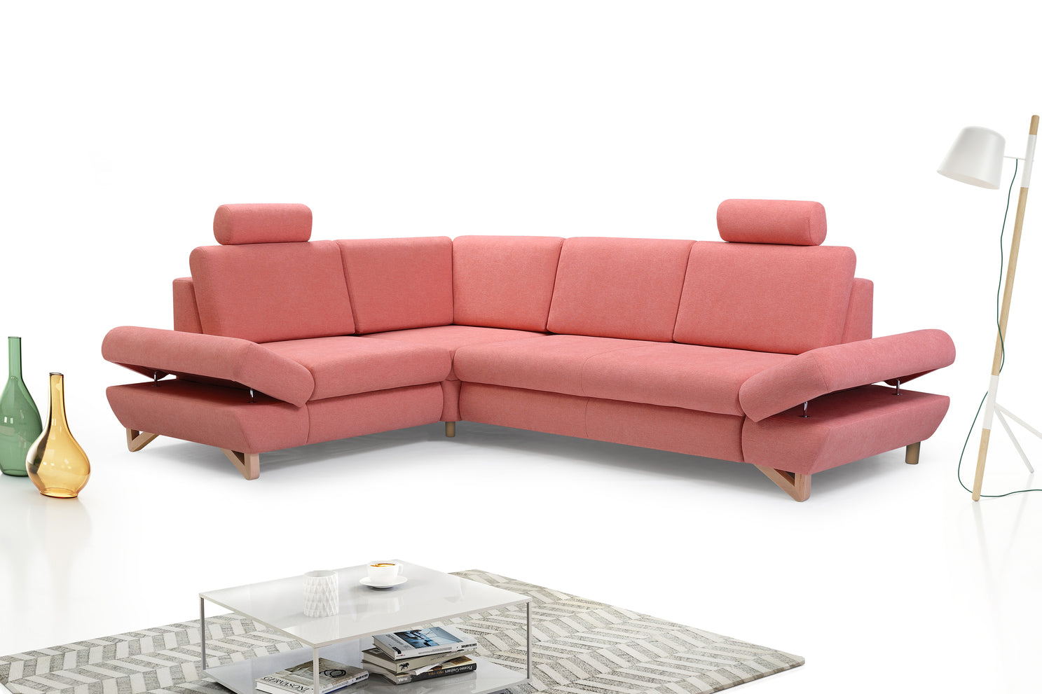 Lask AVESTA II Corner Sofa – 272x199 cm | Sleeping Area 138x211 cm | Left or Right Side