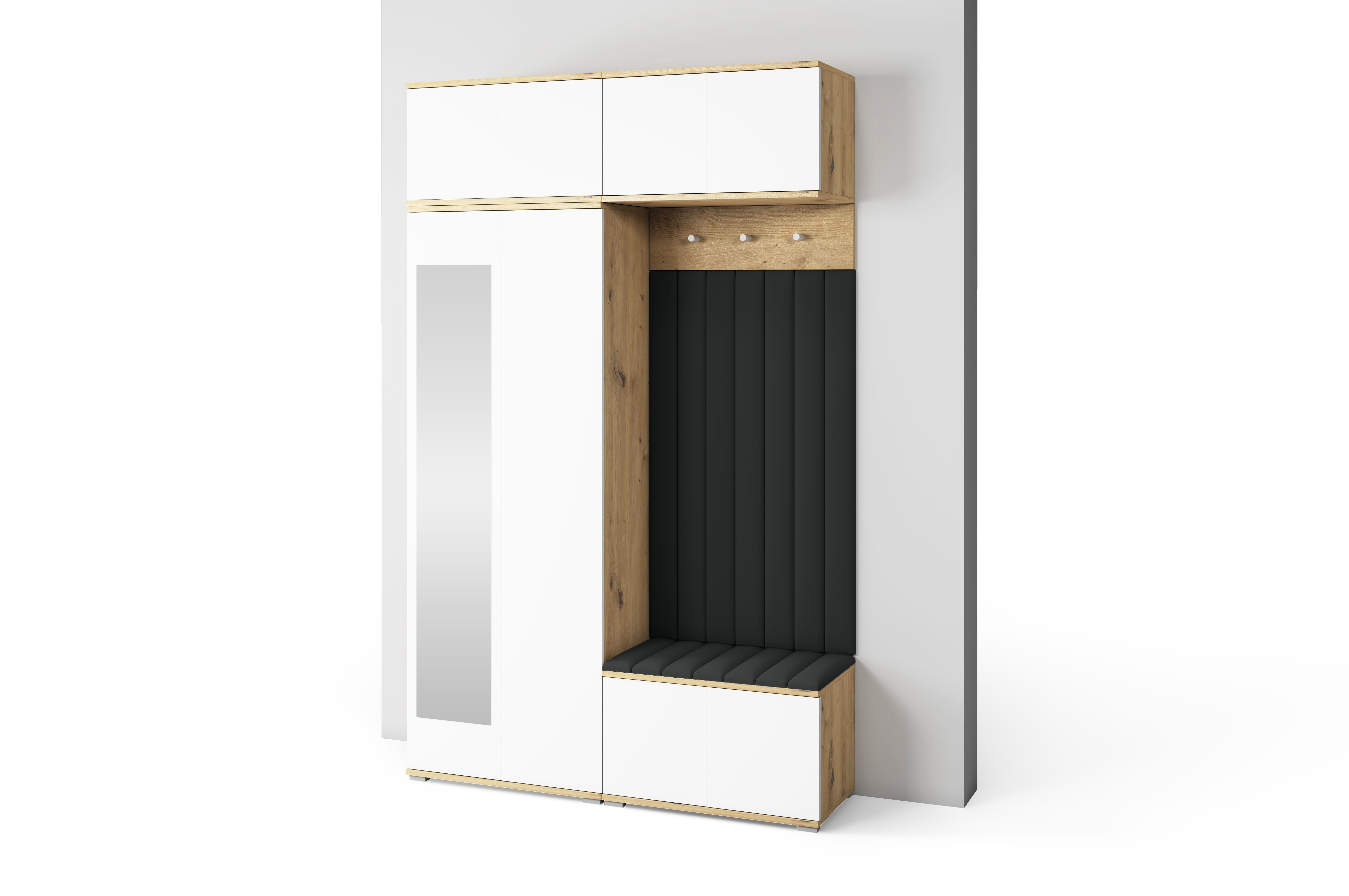 PK Sevilla 9 Hallway Wardrobe -Upholstered Panels in Various Colours