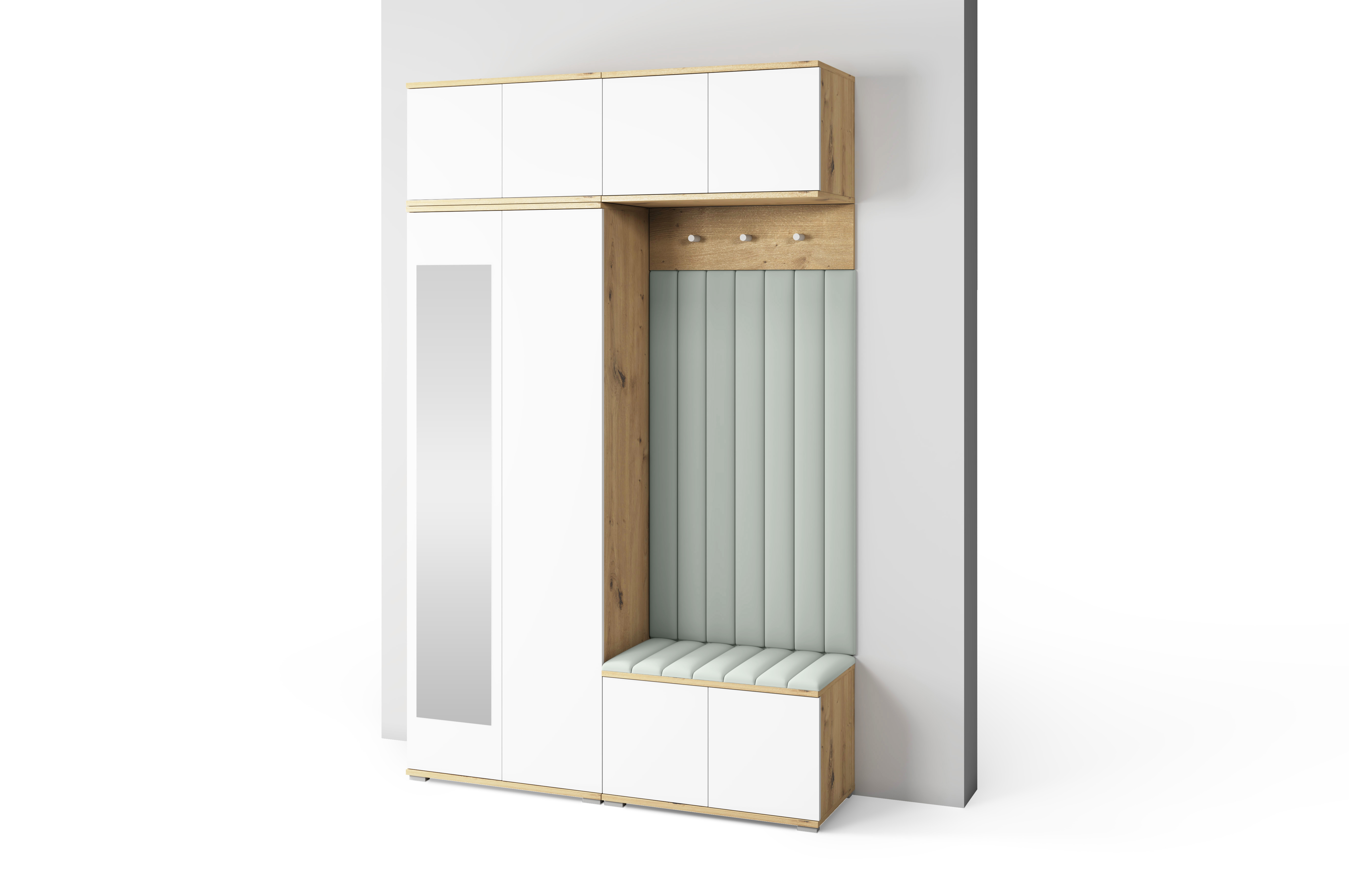 PK Sevilla 9 Hallway Wardrobe -Upholstered Panels in Various Colours