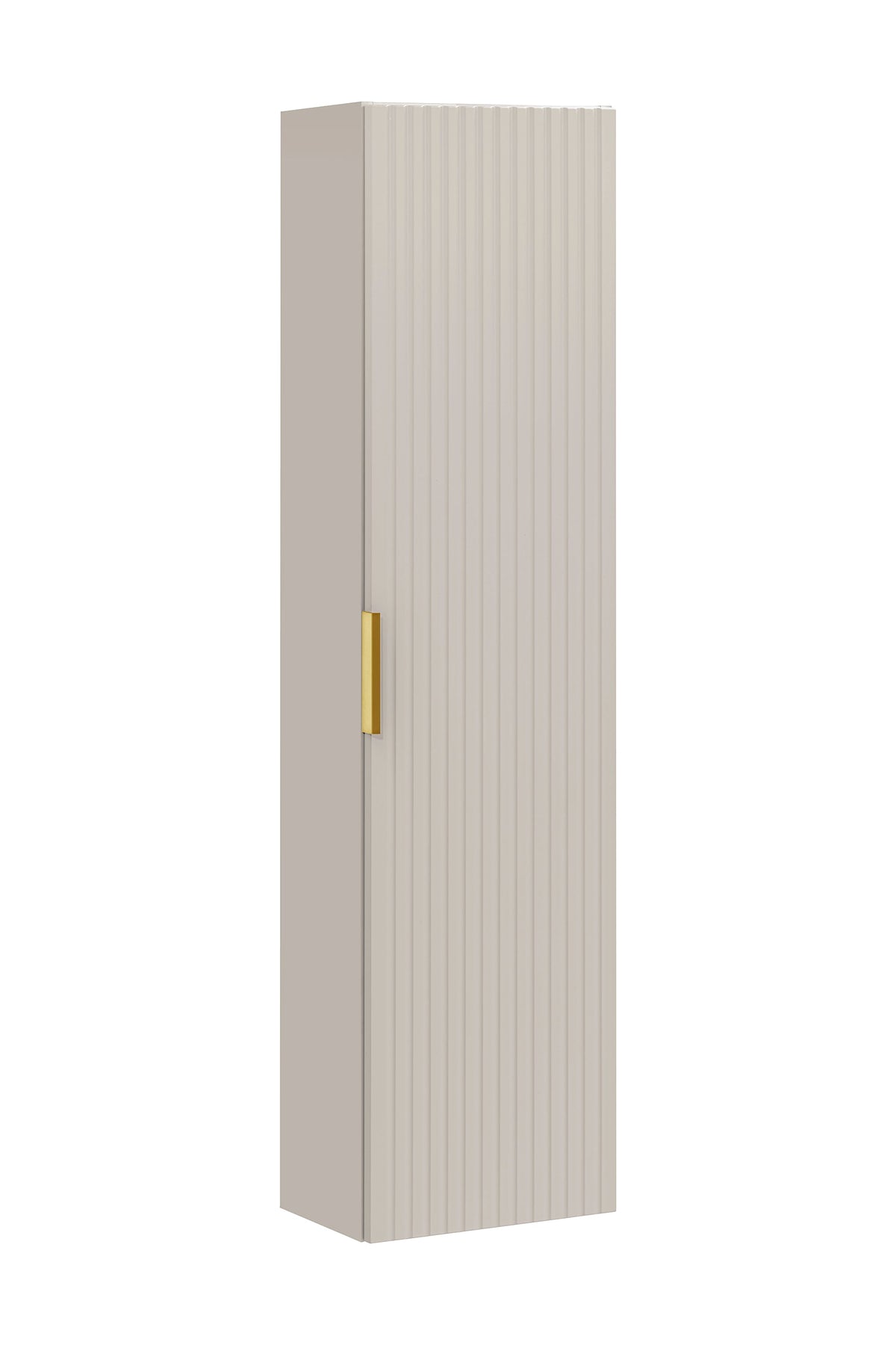 Adel Cashmere Hochschrank 1 Tür – Cashmere, 35x25x140 cm