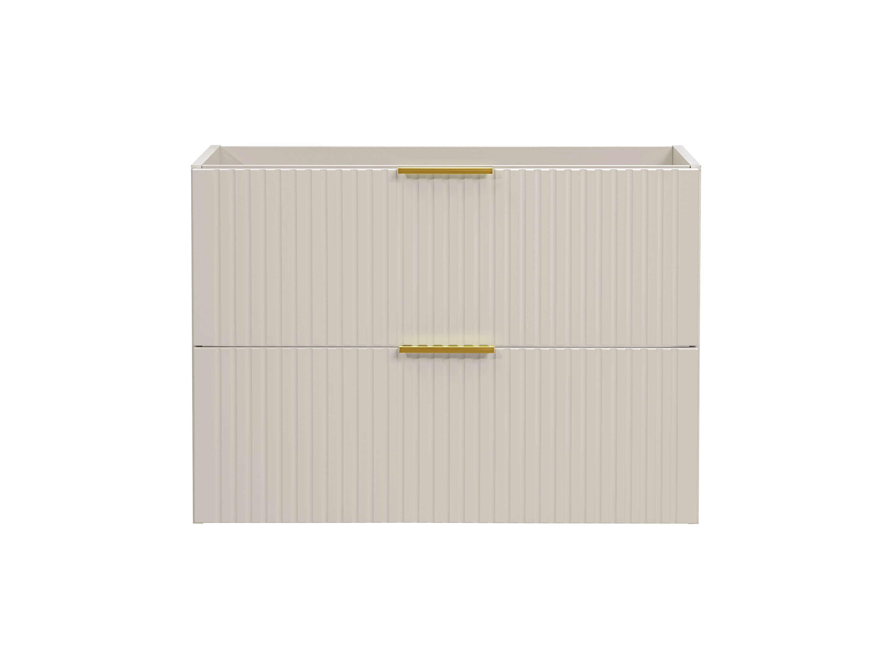 Adel Cashmere Gold Handle Bathroom with High Cabinet Smile 60 cm SSET-ADC B