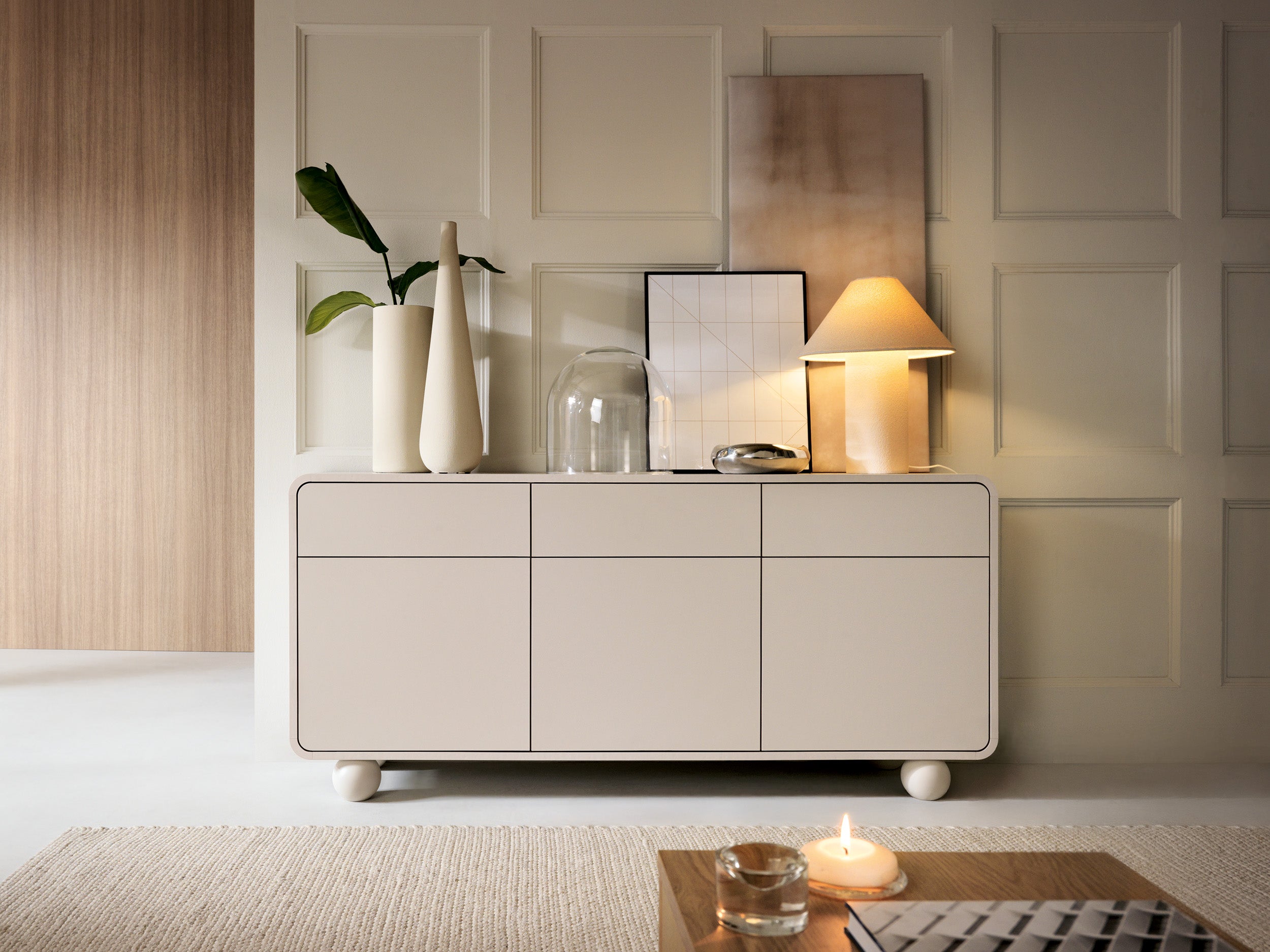 PI Albion Sideboard with Drawers – Cashmere KSZ 160