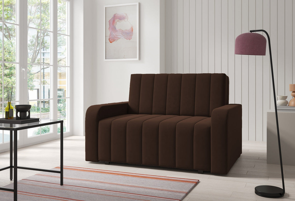 Schlafsofa Marko II – 2-Sitzer mit Stauraum – 110 cm
