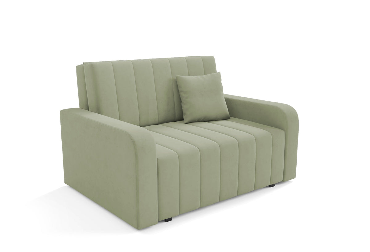 Schlafsofa Marko II – 2-Sitzer mit Stauraum – 110 cm