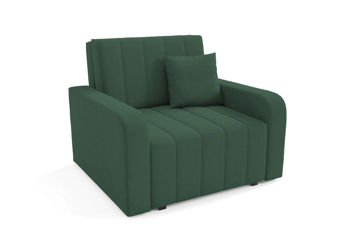 Marko I Chair Bed – Single Sofa Bed with Storage-80 cm
