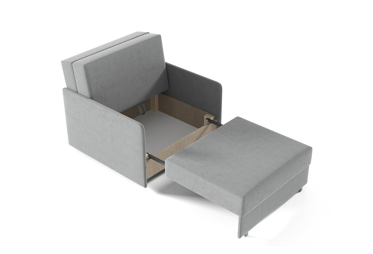 Schlafsofa Marko II – 2-Sitzer mit Stauraum – 110 cm