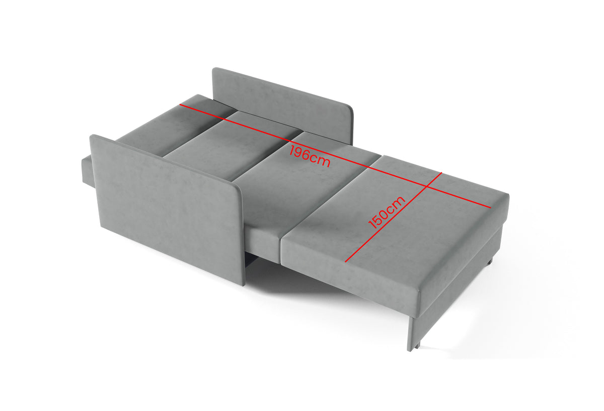 Antonio IV 3-Sitzer Schlafsofa – 160 cm