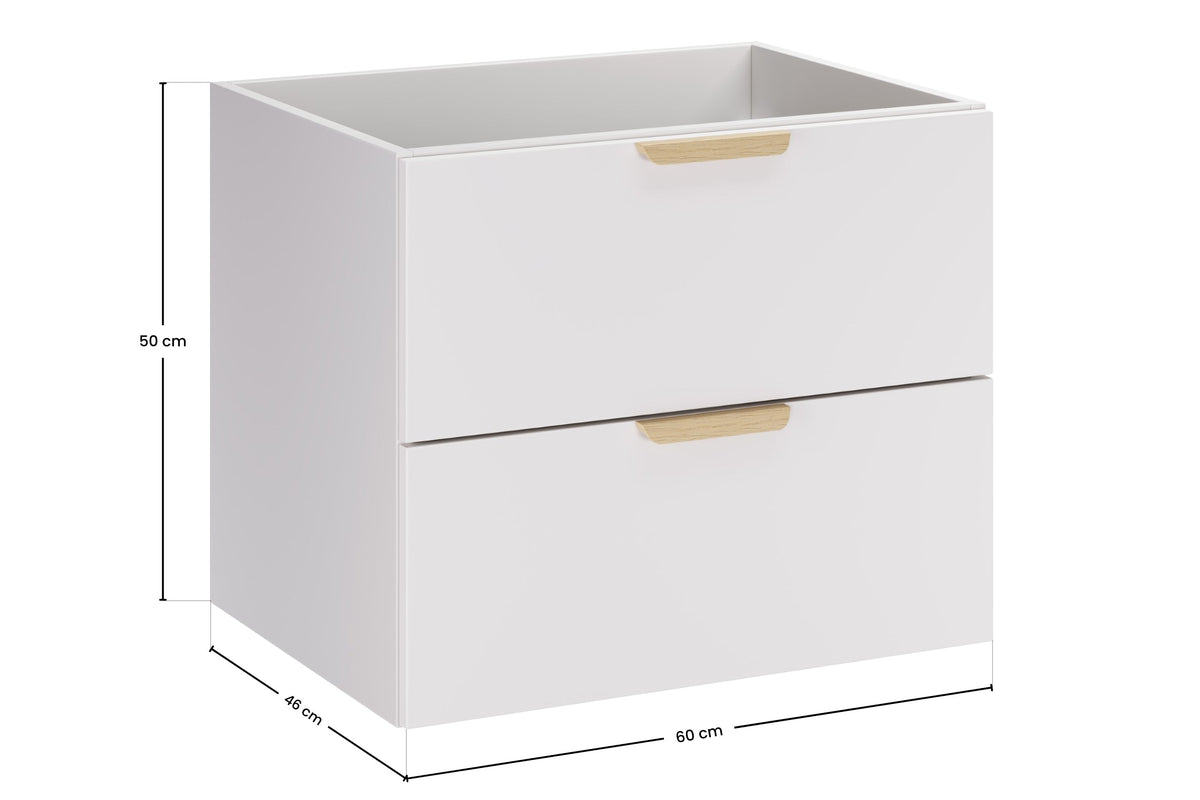 Aster Waschtisch-Set – 100 cm, Weiß Matt & Cremona Eiche – Stelle dein Badezimmer zusammen