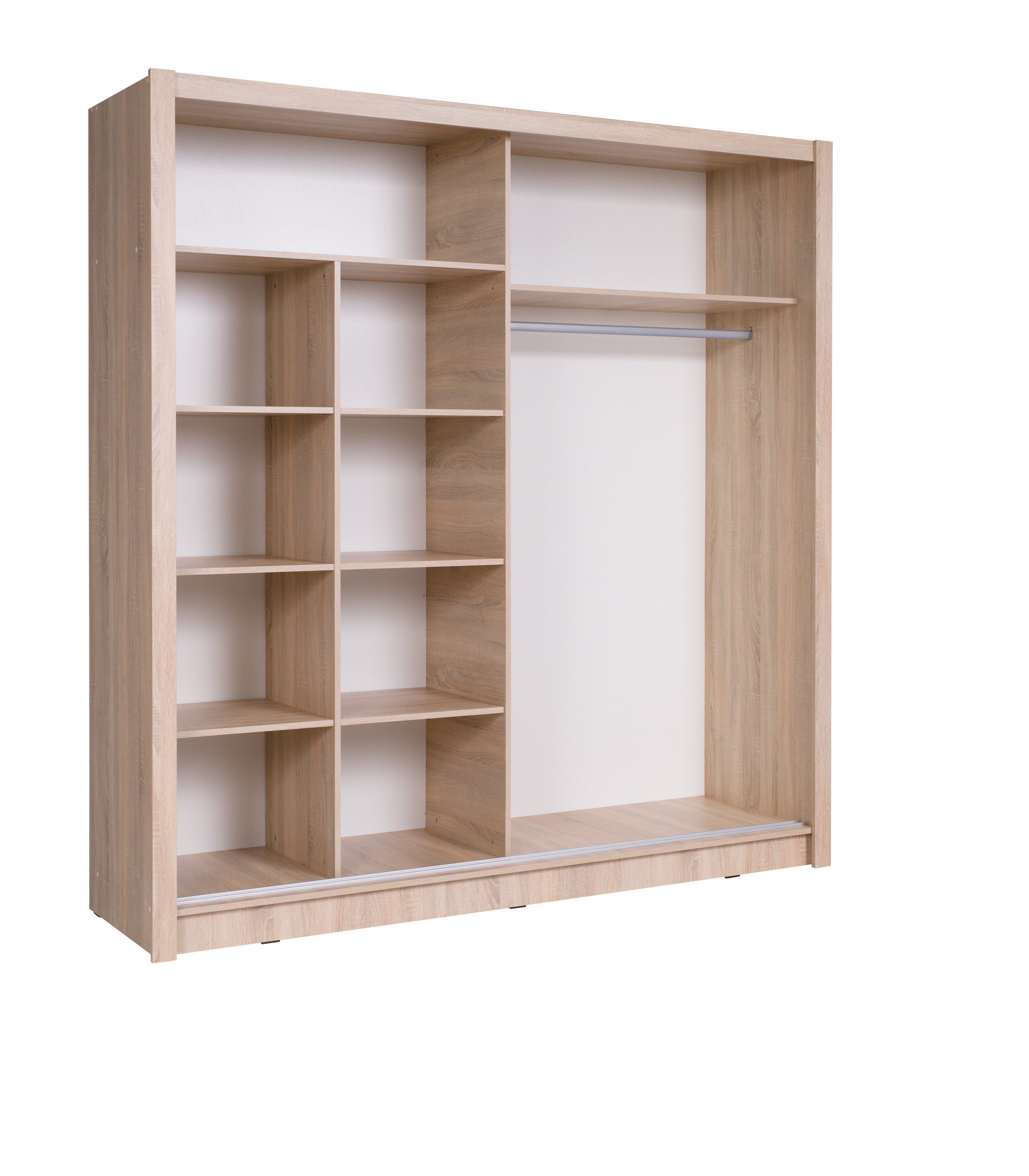 MO Baku 10 - Sliding Door Wardrobe 205 cm - Sonoma Oak