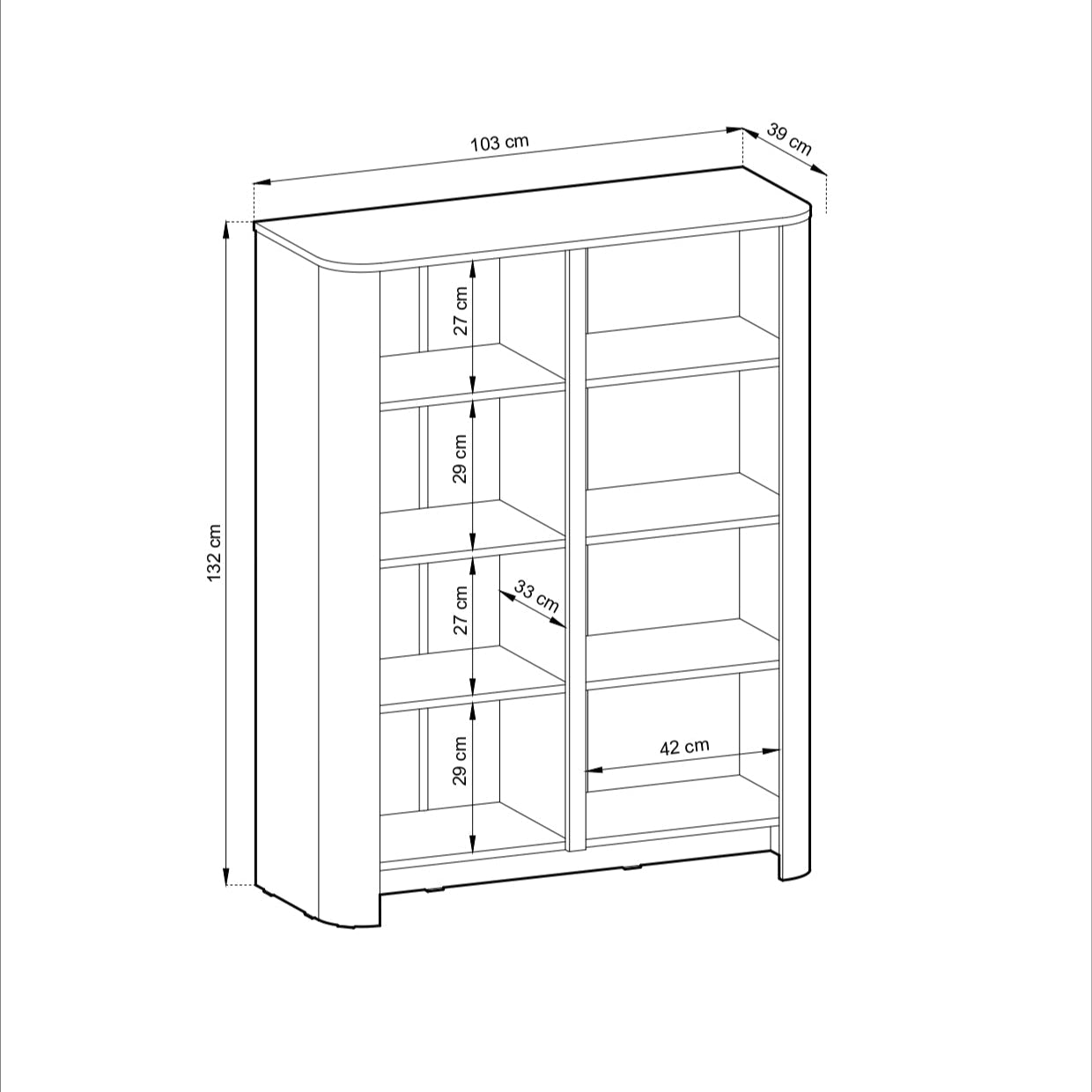 PI Bari Sideboard – Vicenza-Eiche