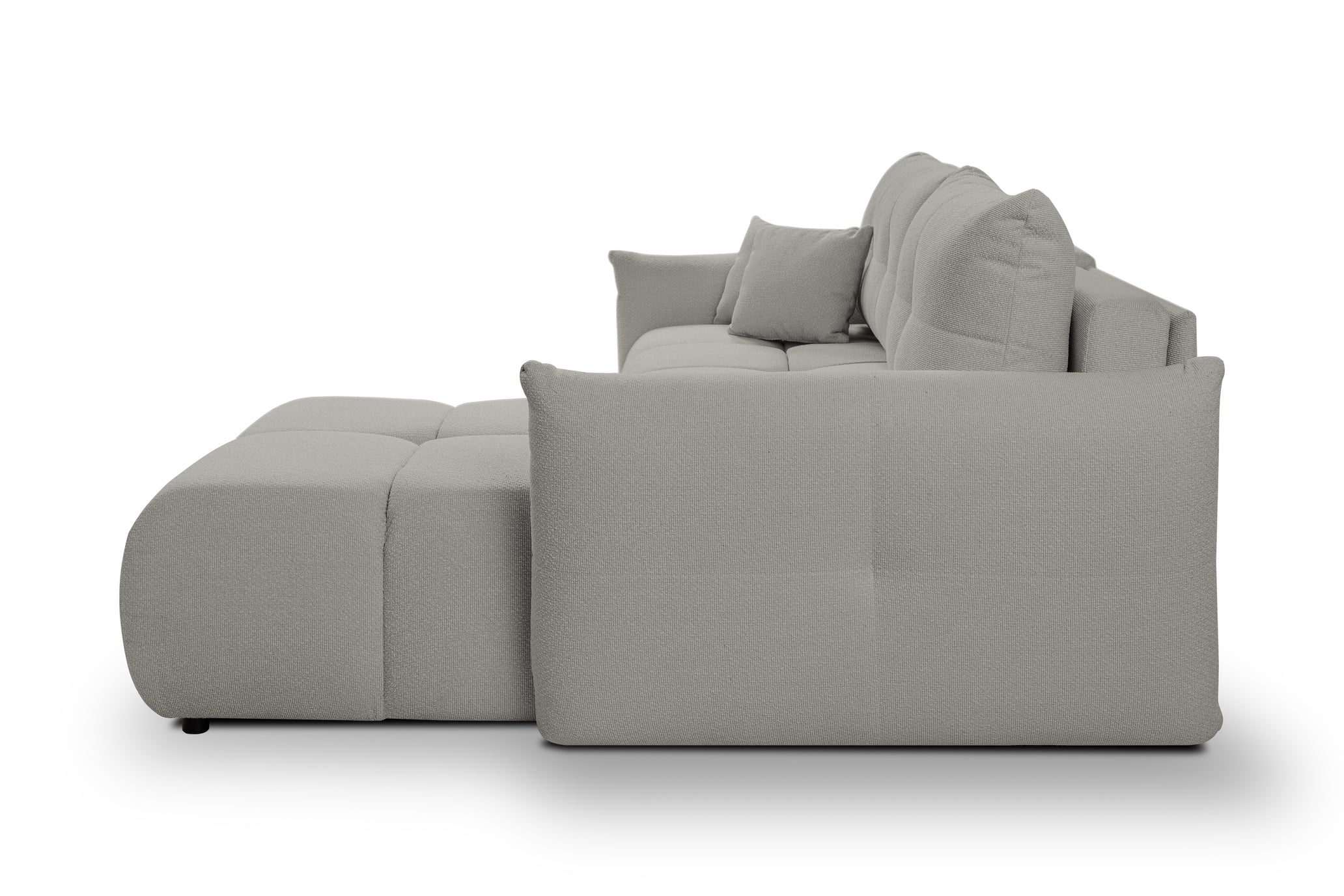 Lask BASE Corner Sofa with Sleeping Function – 257 x 177 cm – Left or Right Configuration