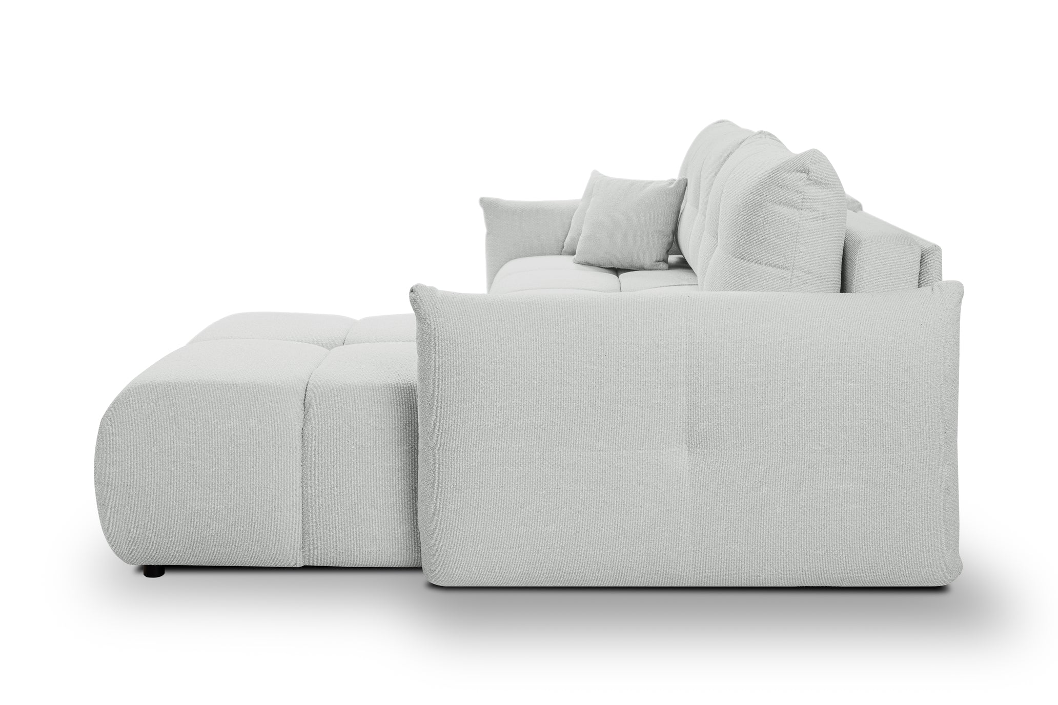 Lask BASE Corner Sofa with Sleeping Function – 257 x 177 cm – Left or Right Configuration