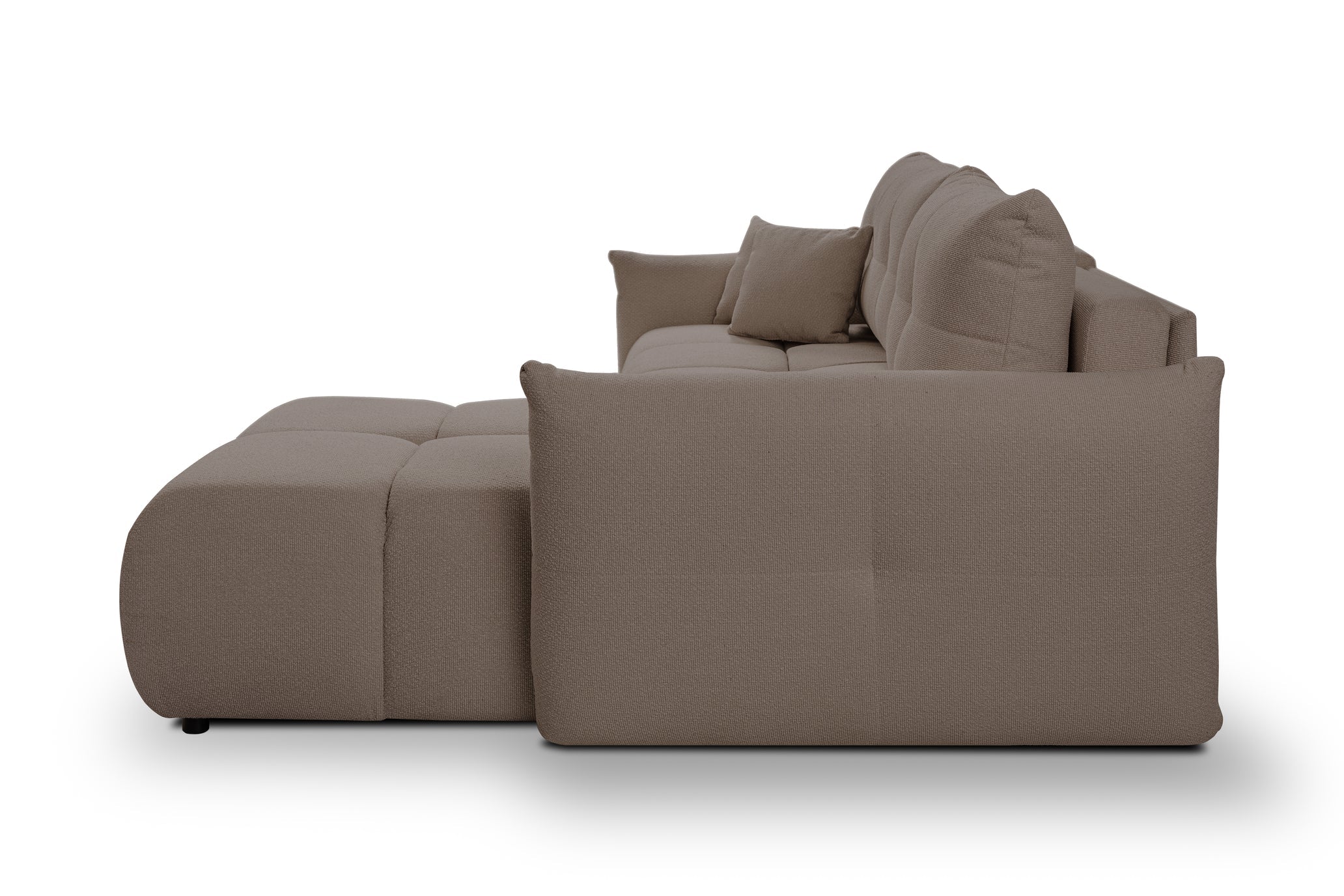 Lask BASE Corner Sofa with Sleeping Function – 257 x 177 cm – Left or Right Configuration
