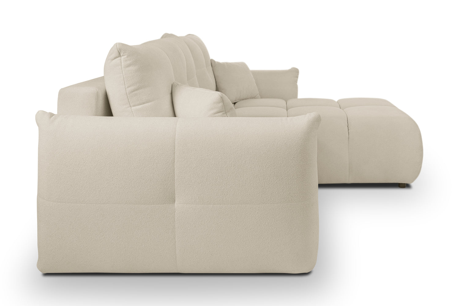 Lask BASE Corner Sofa with Sleeping Function – 257 x 177 cm – Left or Right Configuration