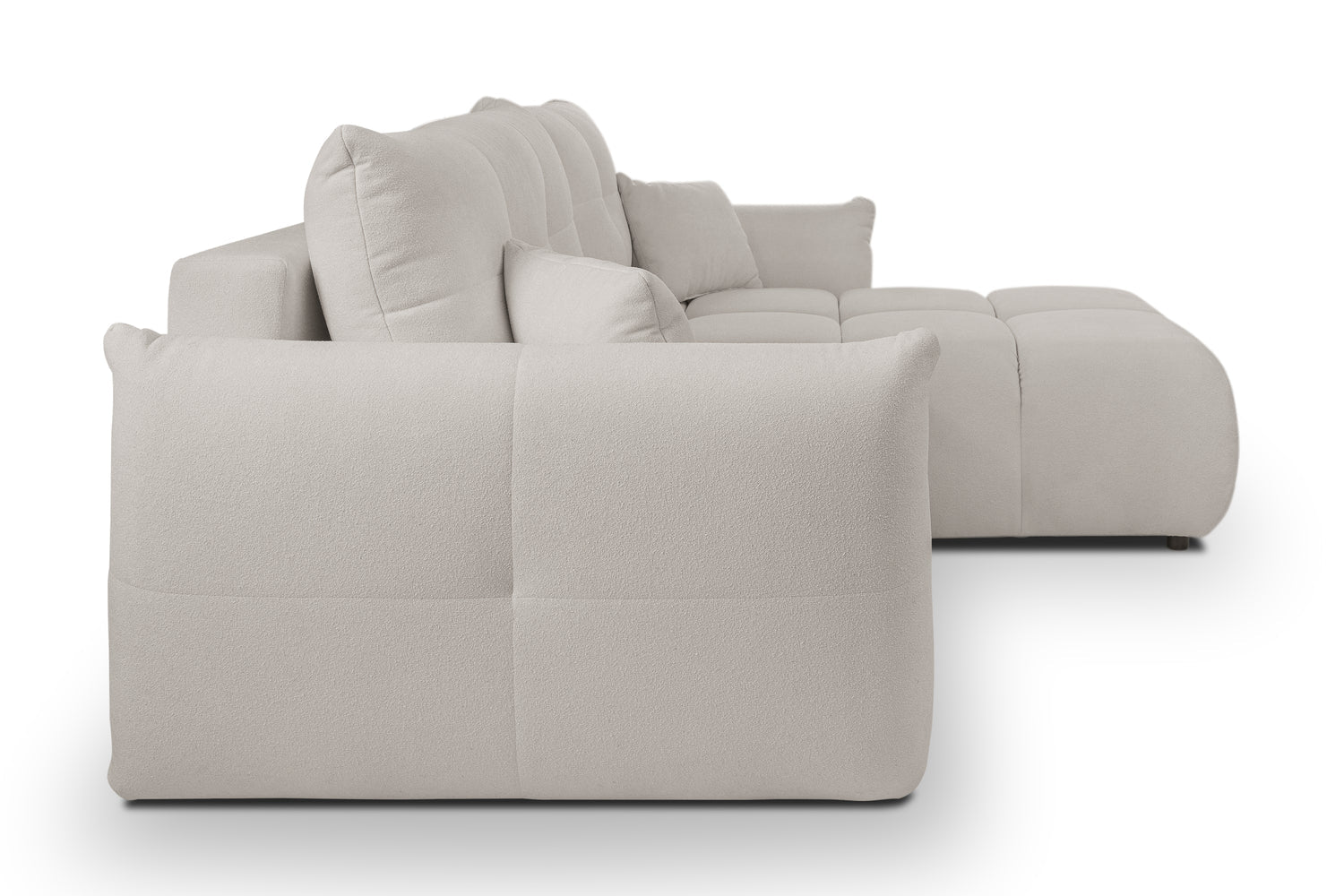 Lask BASE Corner Sofa with Sleeping Function – 257 x 177 cm – Left or Right Configuration