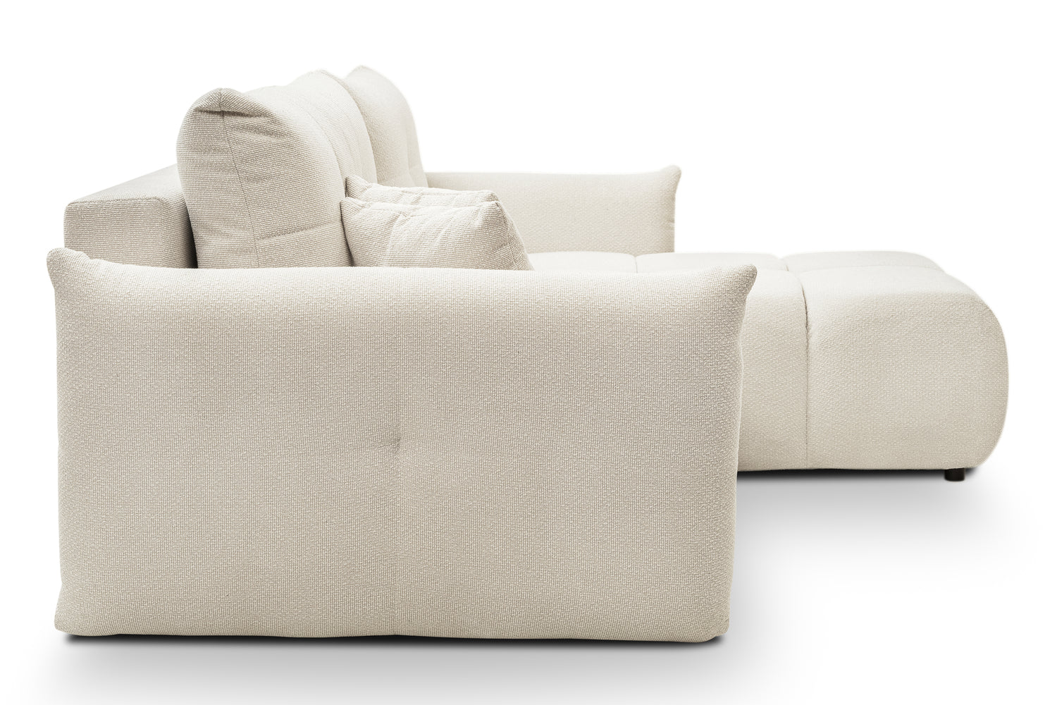 Lask BASE Corner Sofa with Sleeping Function – 257 x 177 cm – Left or Right Configuration