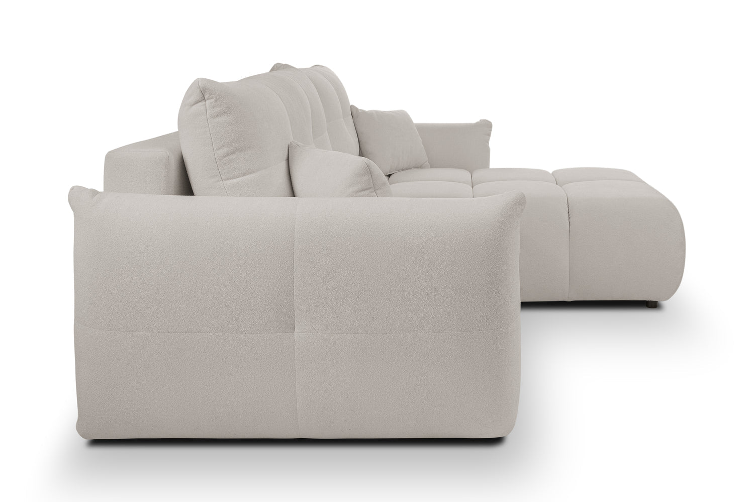 Lask BASE Corner Sofa with Sleeping Function – 257 x 177 cm – Left or Right Configuration