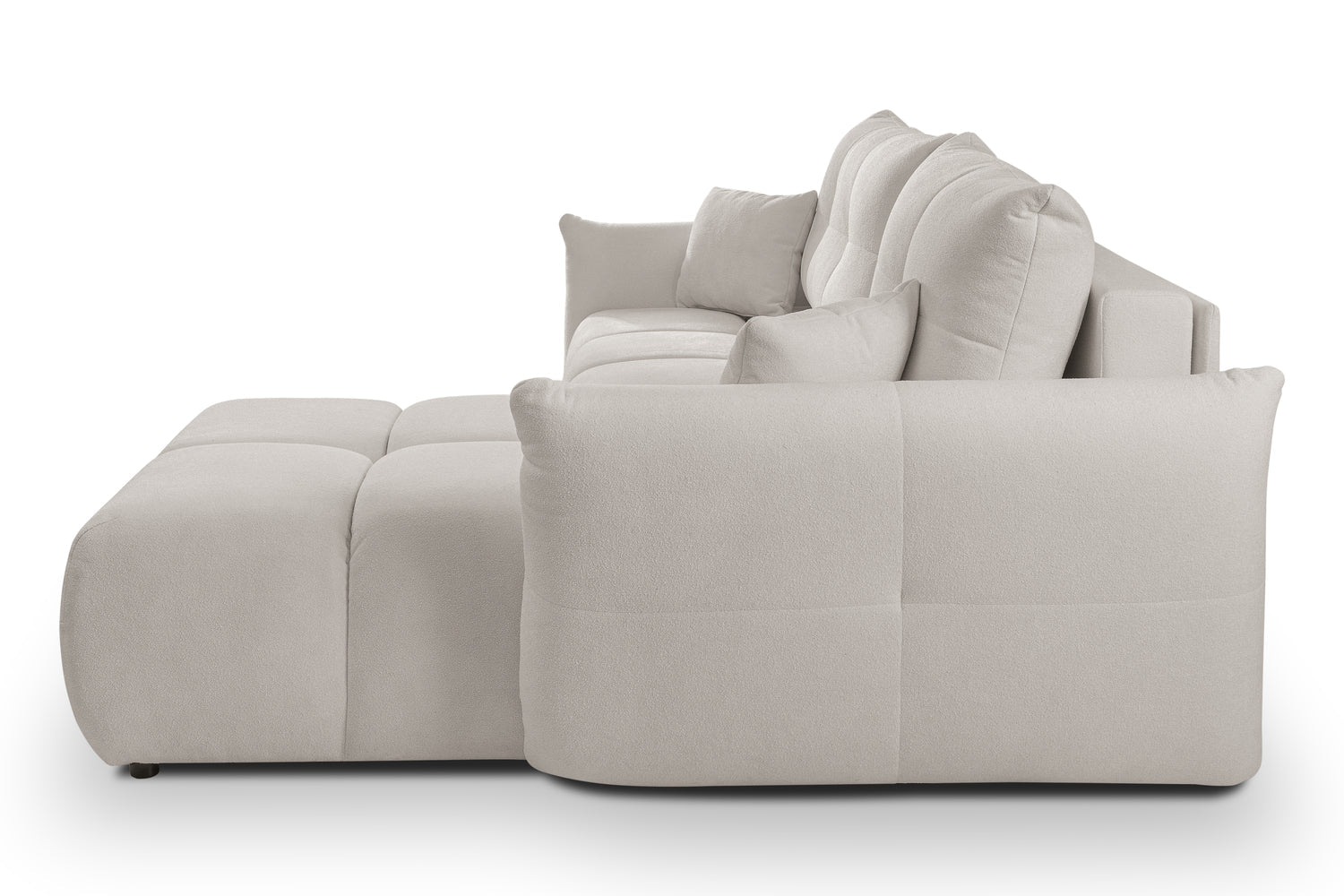 Lask BASE Corner Sofa with Sleeping Function – 257 x 177 cm – Left or Right Configuration