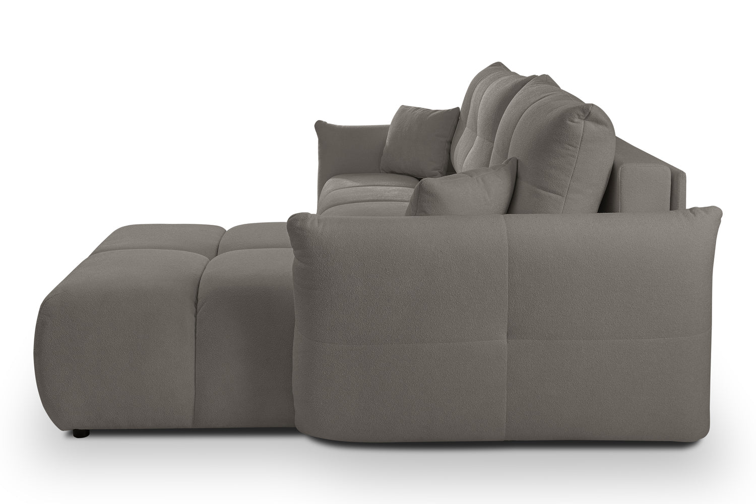 Lask BASE Corner Sofa with Sleeping Function – 257 x 177 cm – Left or Right Configuration