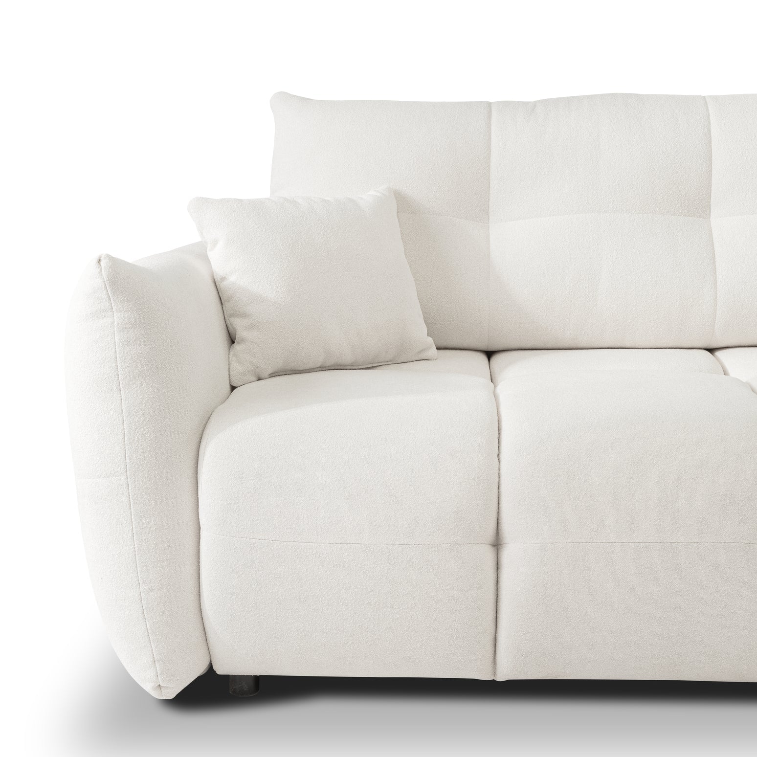 Lask BASE Corner Sofa with Sleeping Function – 257 x 177 cm – Left or Right Configuration