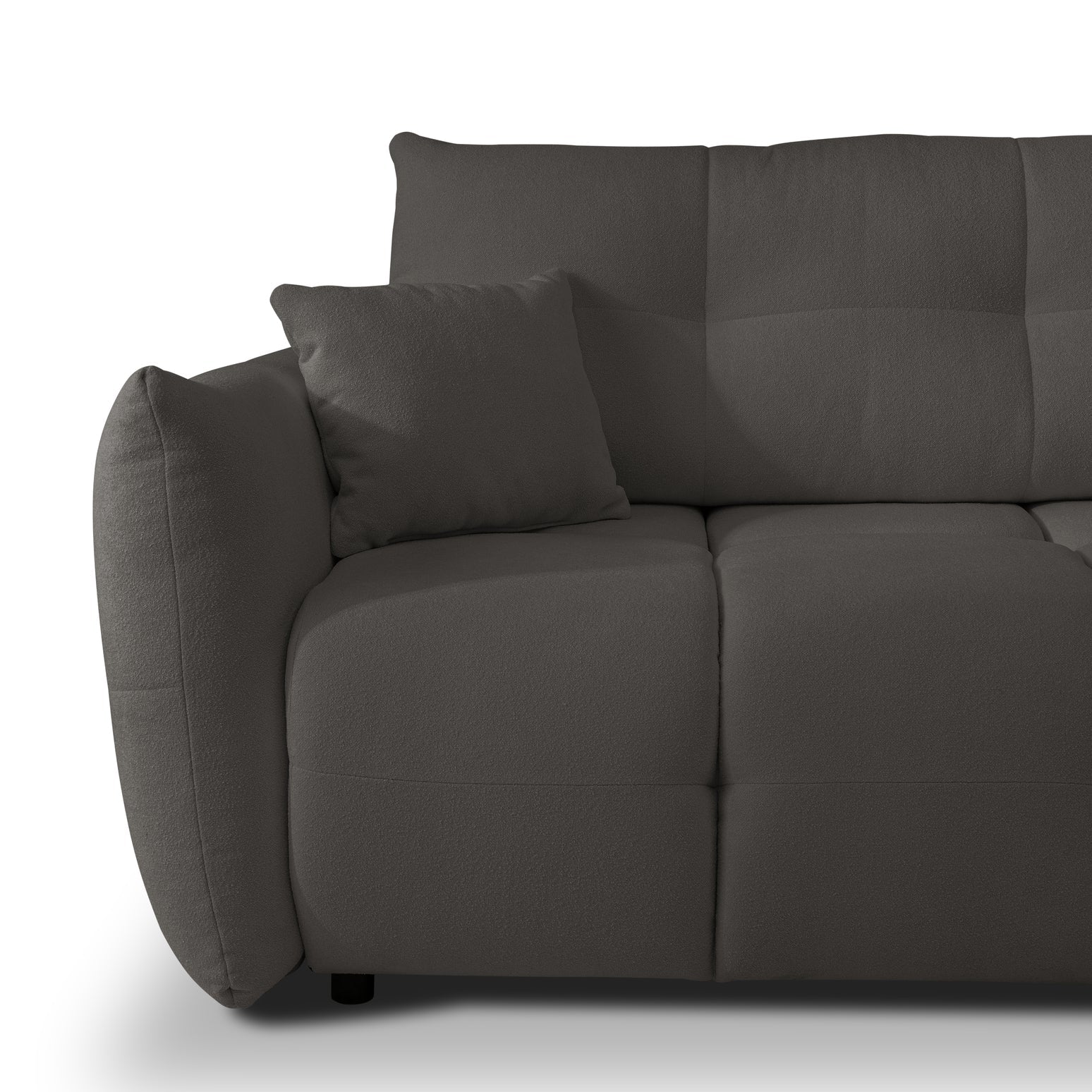 Lask BASE Corner Sofa with Sleeping Function – 257 x 177 cm – Left or Right Configuration
