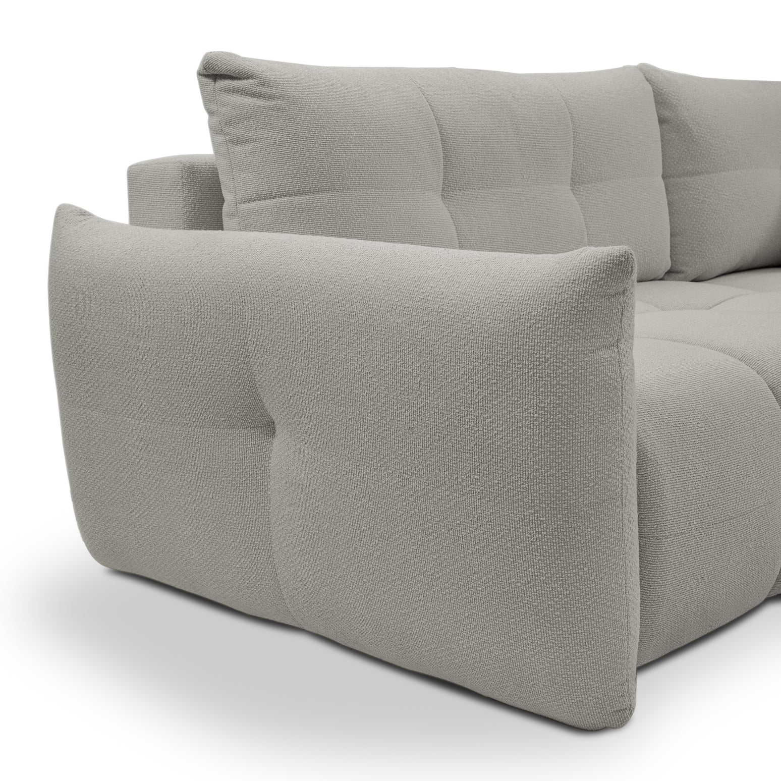 Lask BASE Corner Sofa with Sleeping Function – 257 x 177 cm – Left or Right Configuration