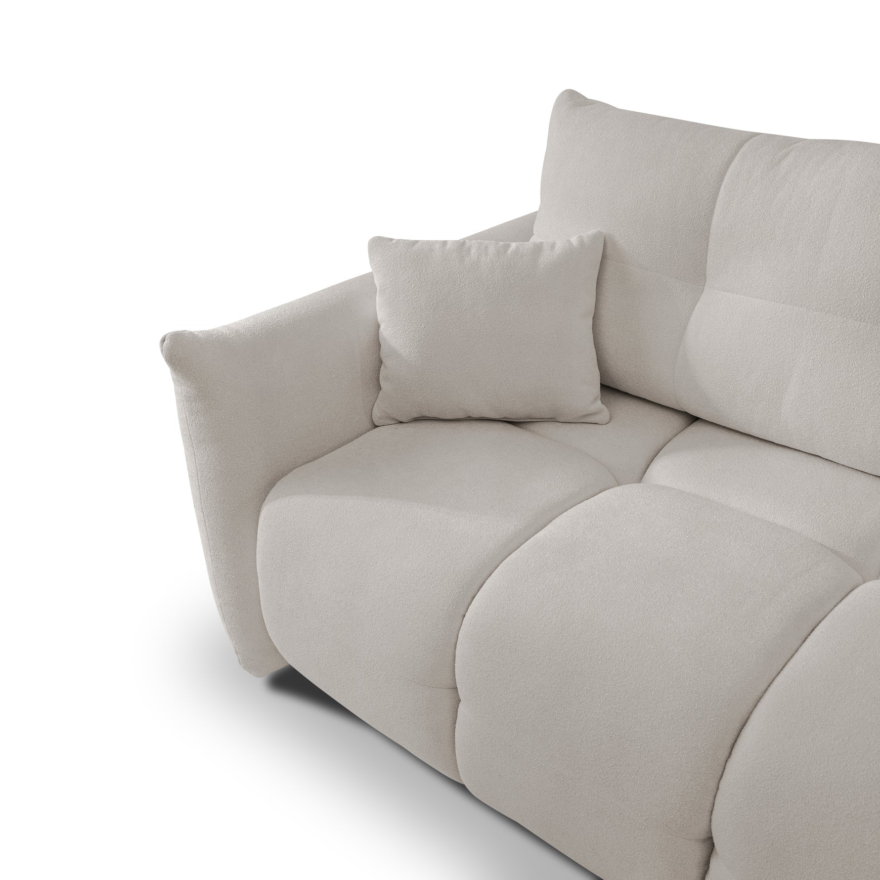 Lask BASE Corner Sofa with Sleeping Function – 257 x 177 cm – Left or Right Configuration