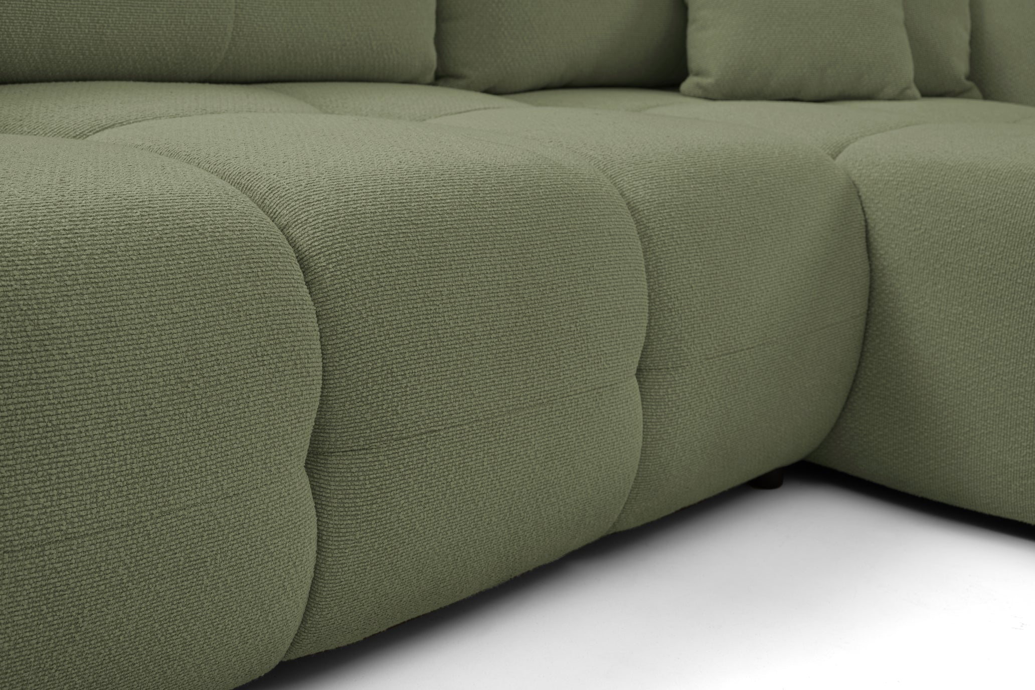 Lask BASE Corner Sofa with Sleeping Function – 257 x 177 cm – Left or Right Configuration