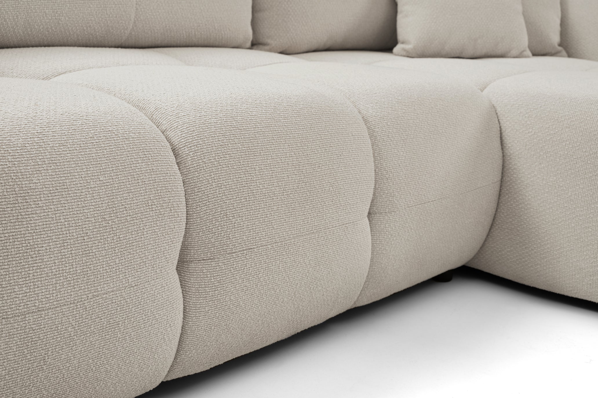 Lask BASE Corner Sofa with Sleeping Function – 257 x 177 cm – Left or Right Configuration